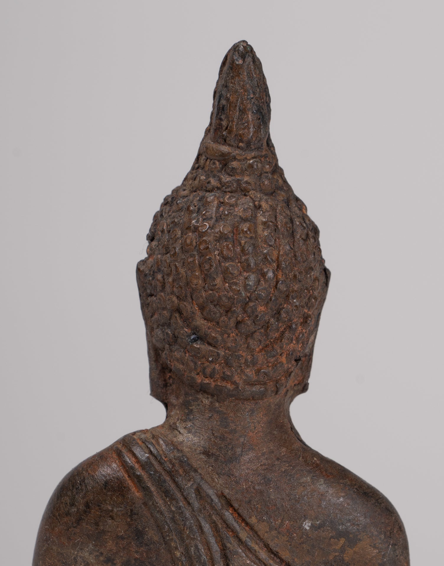 Buddha Statue - Antique Sukhothai Style Thai Enlightenment Buddha Statue - 10cm/4"