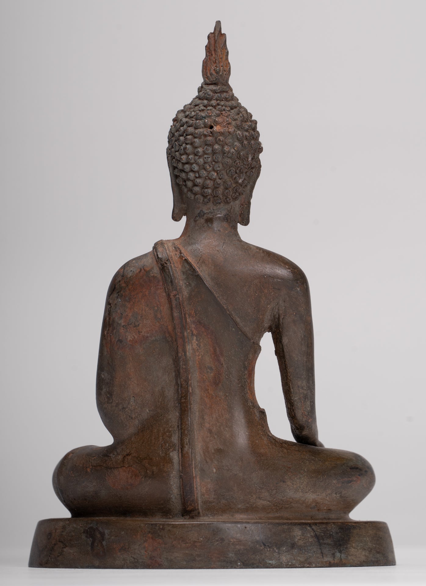 Buddha Statue - Antique Sukhothai Style Thai Enlightenment Buddha Statue - 18cm/7"