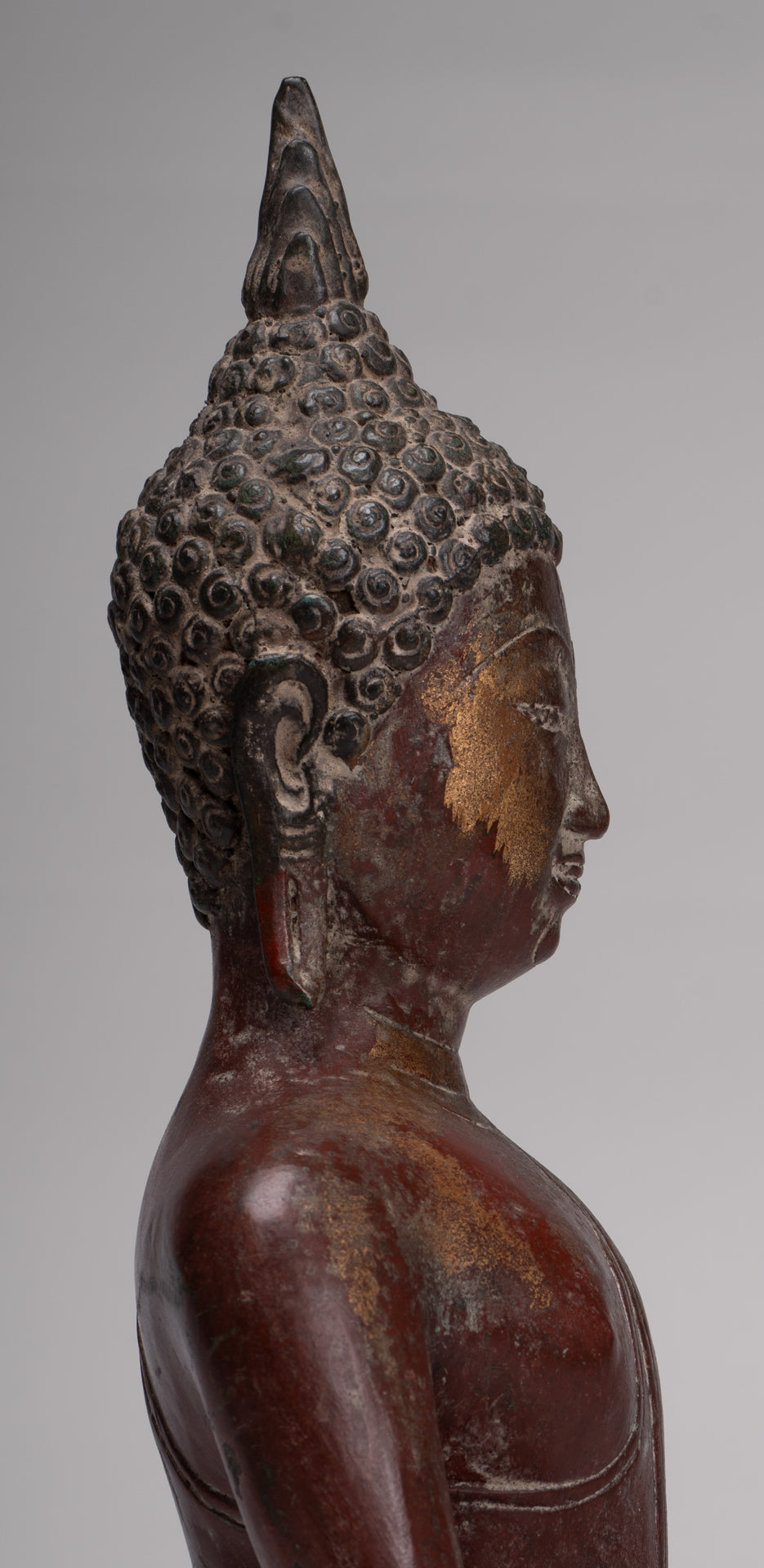 Buddha Statue - Antique Sukhothai Style Thai Enlightenment Buddha Statue - 42cm/17"