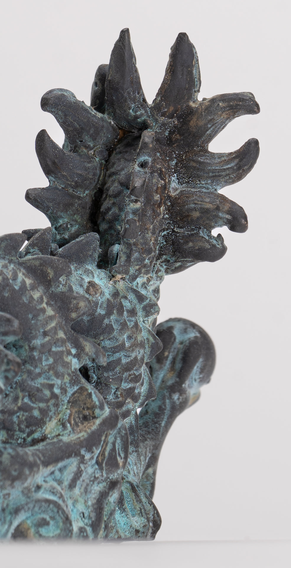 Antique Chinese Style Bronze Dragon Statue - 12.5cm/5"