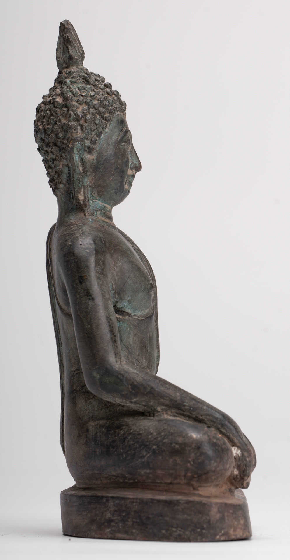 Buddha Statue - Antique Sukhothai Style Thai Enlightenment Buddha Statue - 17cm/7"