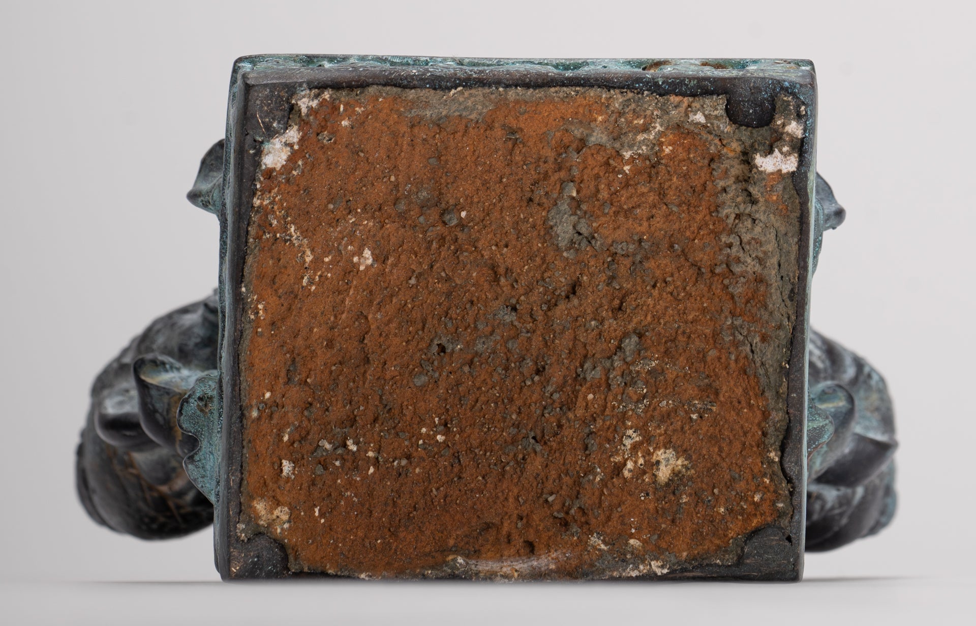 Ganesh - Antique Thai Style Bronze Seated Heramba Ganapati Statue - 12.5cm/5"