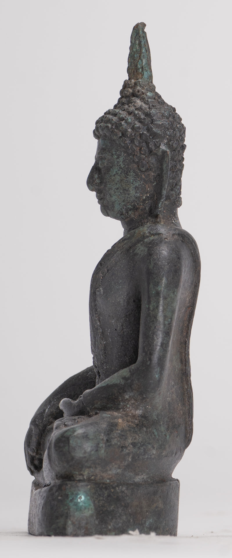 Buddha Statue - Antique Sukhothai Style Thai Enlightenment Buddha Statue - 10cm/4"