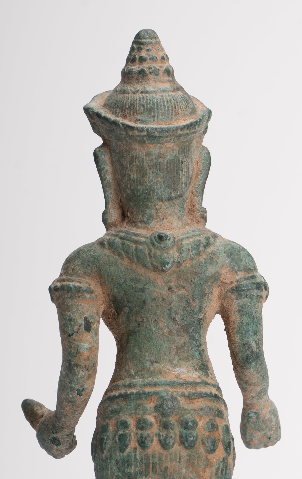 Lakshmi Statue - Antique Khmer Style Bayon Lakshmi Statue / Devi Consort of Vishnu - 27.5cm/11"