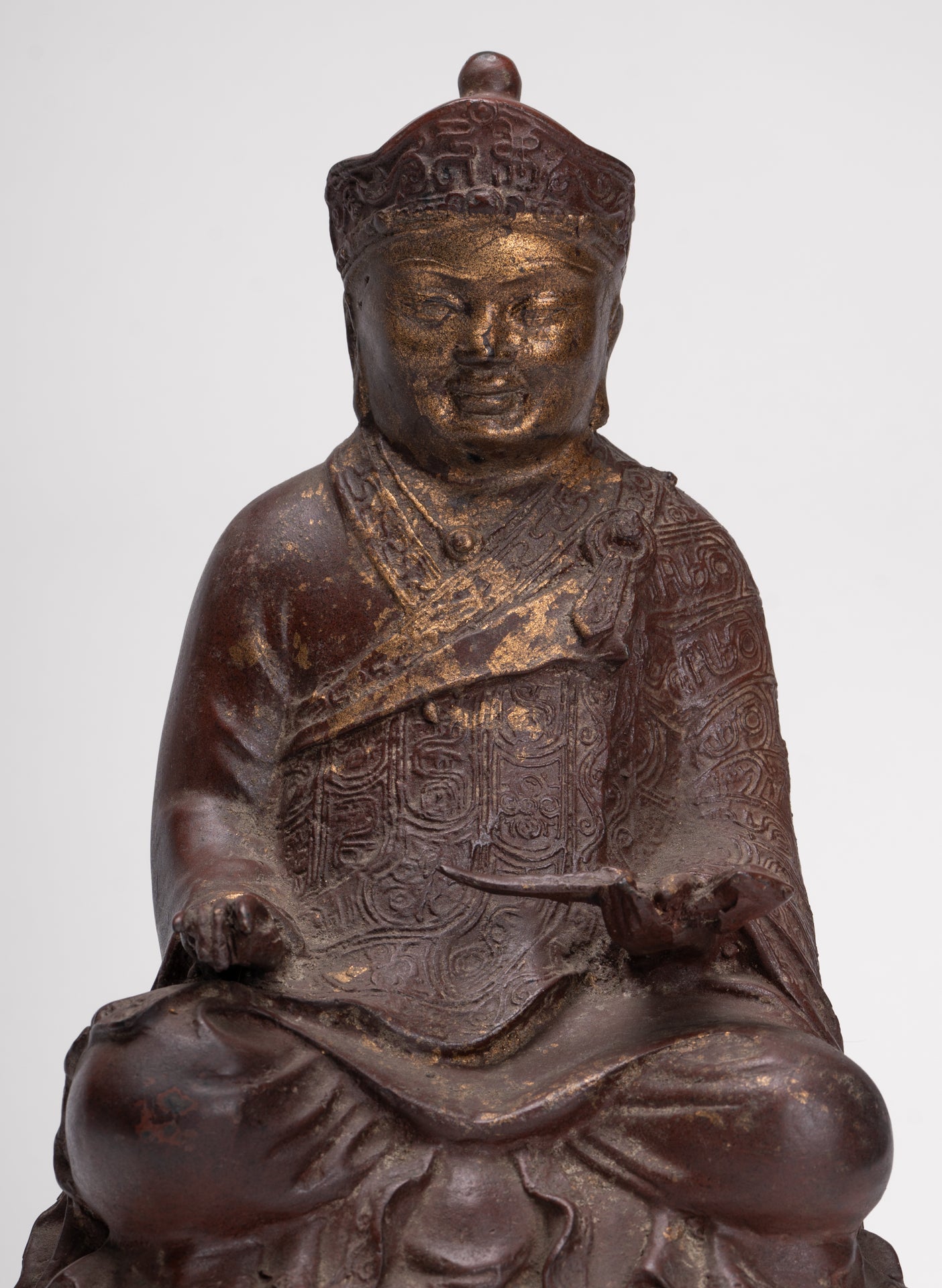 Monk Statue - Antique Chinese Style Tai Hong Gong Chinese Monk Statue - 34cm/14"