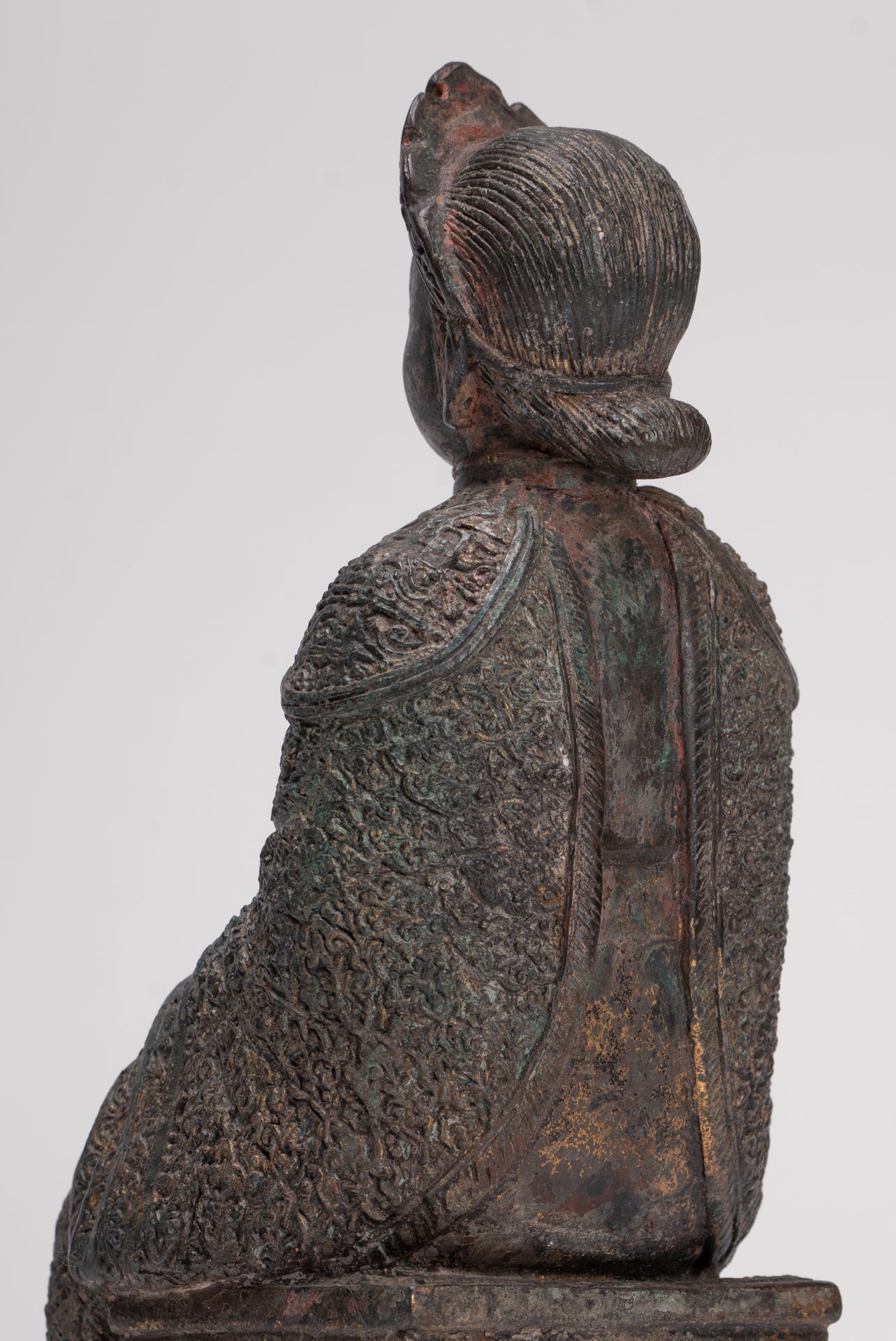 Chinese Heroine - Antique Chinese Style Lim Ko Naio Statue - 23.5cm/9"