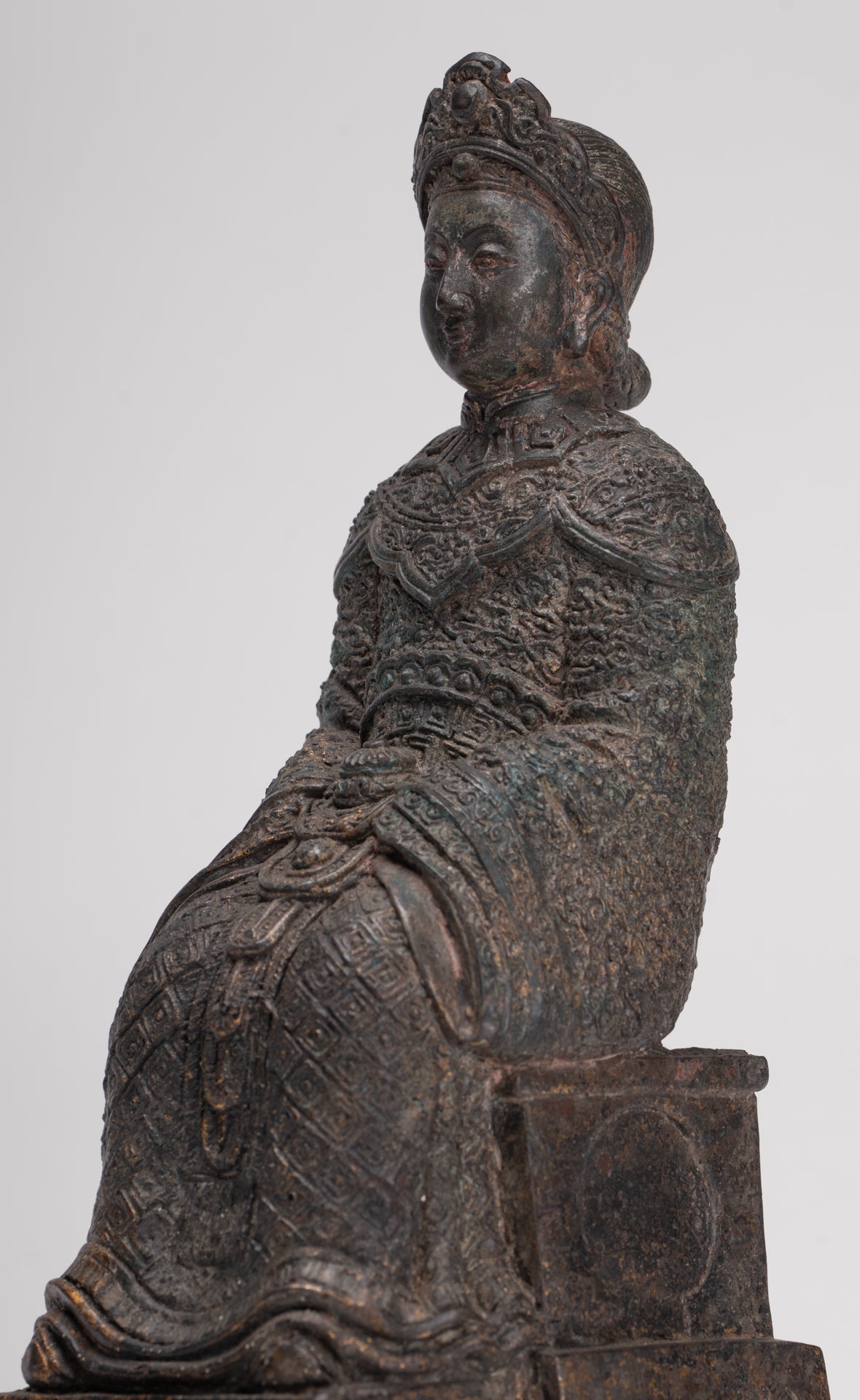 Chinese Heroine - Antique Chinese Style Lim Ko Naio Statue - 23.5cm/9"