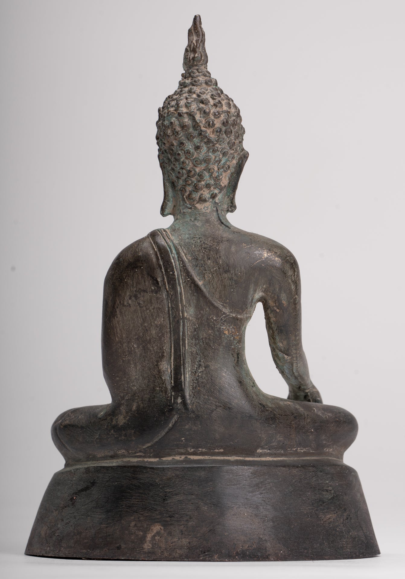 Buddha Statue - Antique Sukhothai Style Thai Enlightenment Buddha Statue - 19.5cm/8"