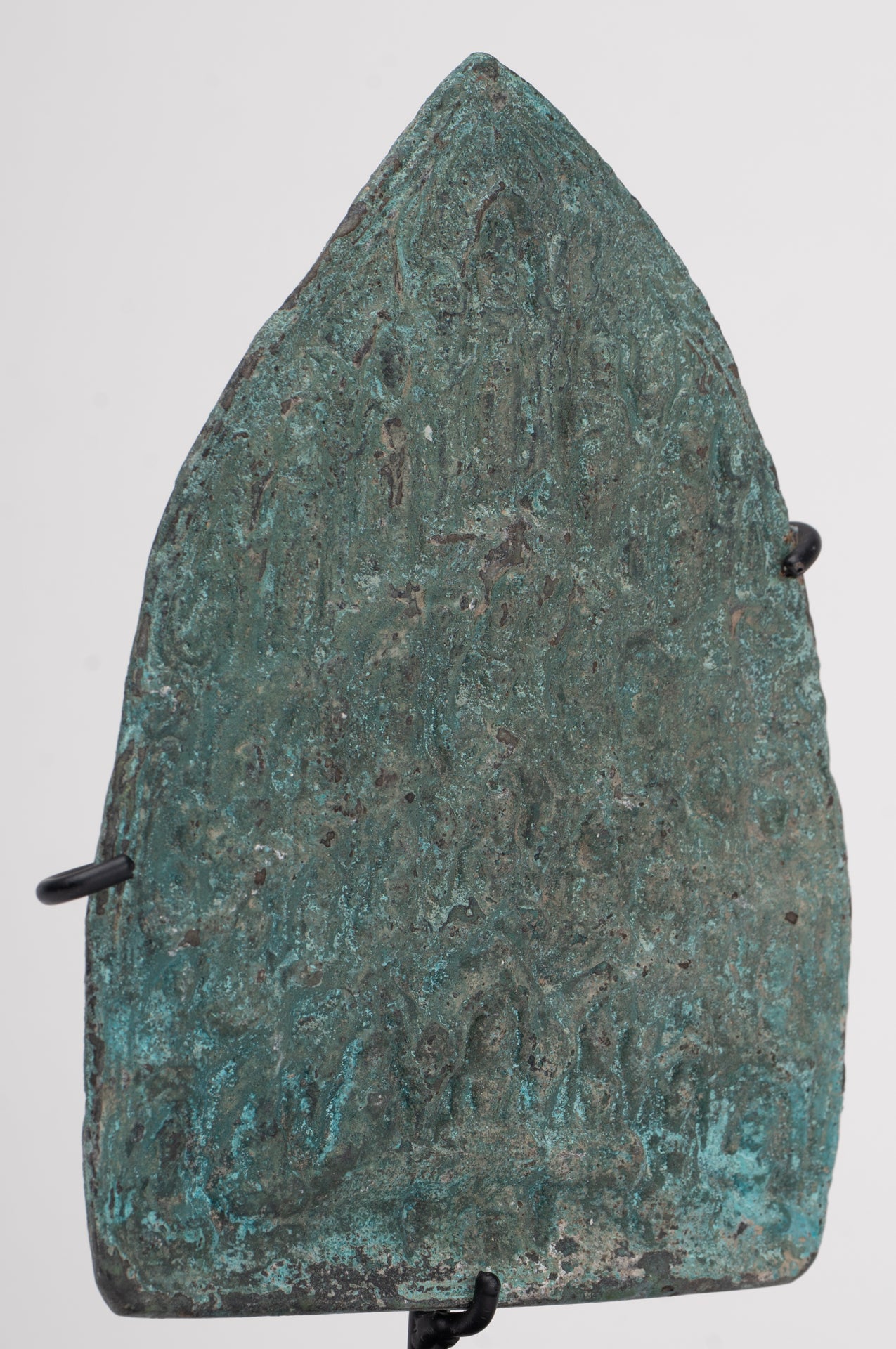Votive Panel - Antique Khmer Style Bronze Enlightenment Buddha Votive Panel - 16cm/6"