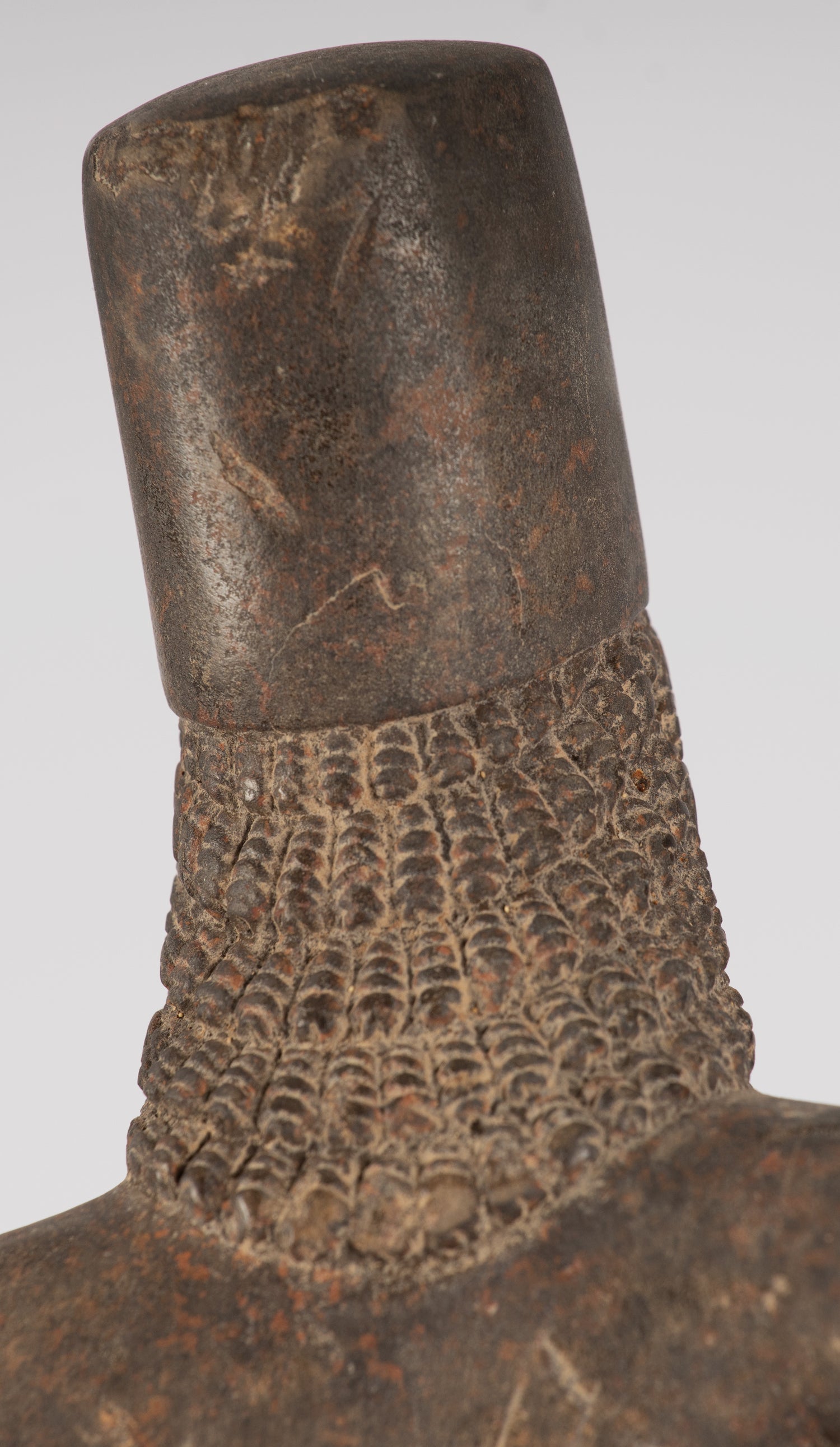 Estatua de Vishnu - Antiguo Phnom da Style Khmer Standing Sandstone Vishnu Torso - 43cm/17 "