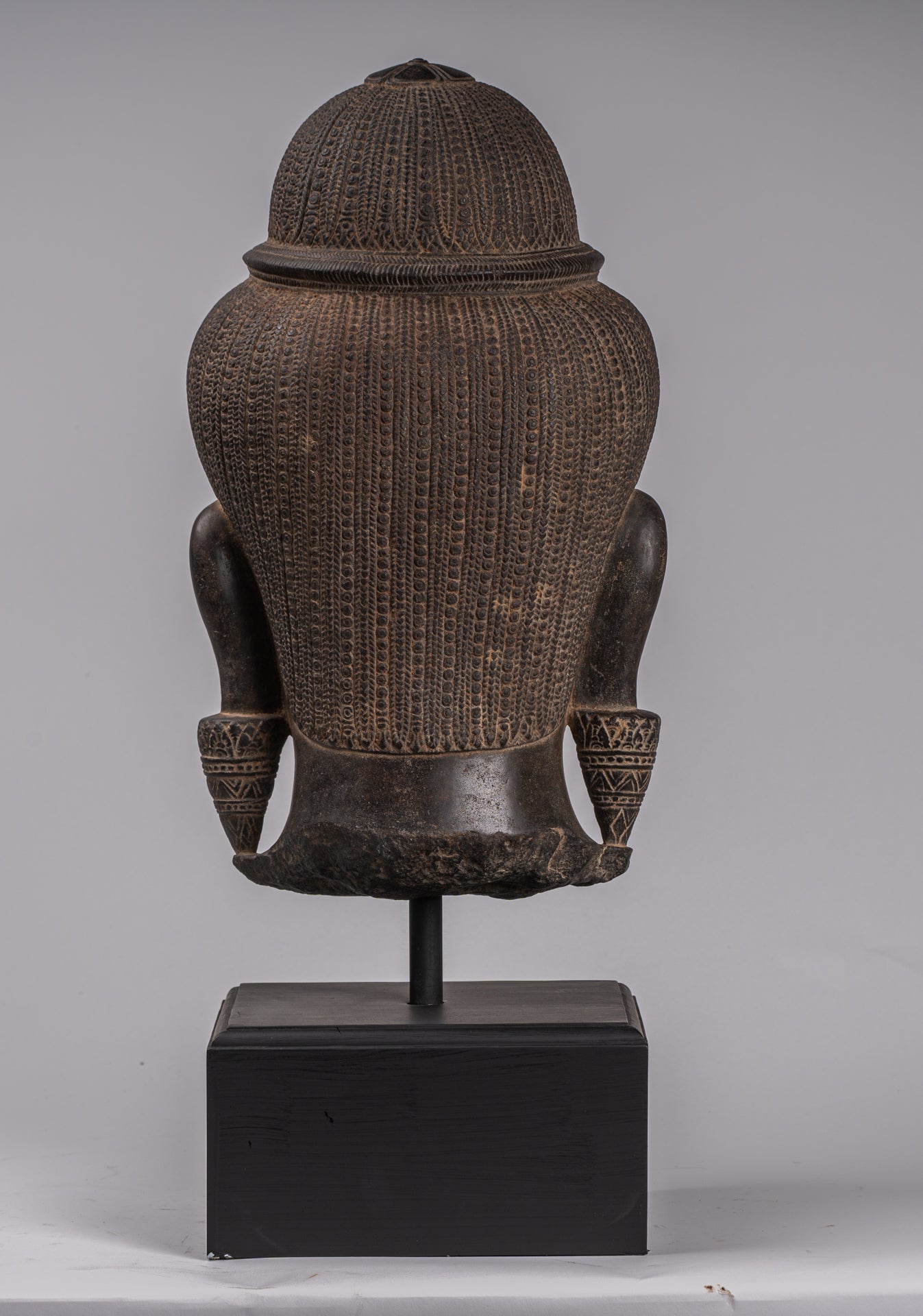 The Trilochana of Shiva can be seen on his forehead - the Three-Eyed Lord. It is the eye of wisdom, free from Maya, the illusion, and duality of life. It is also believed to be the source of his untamed energy.