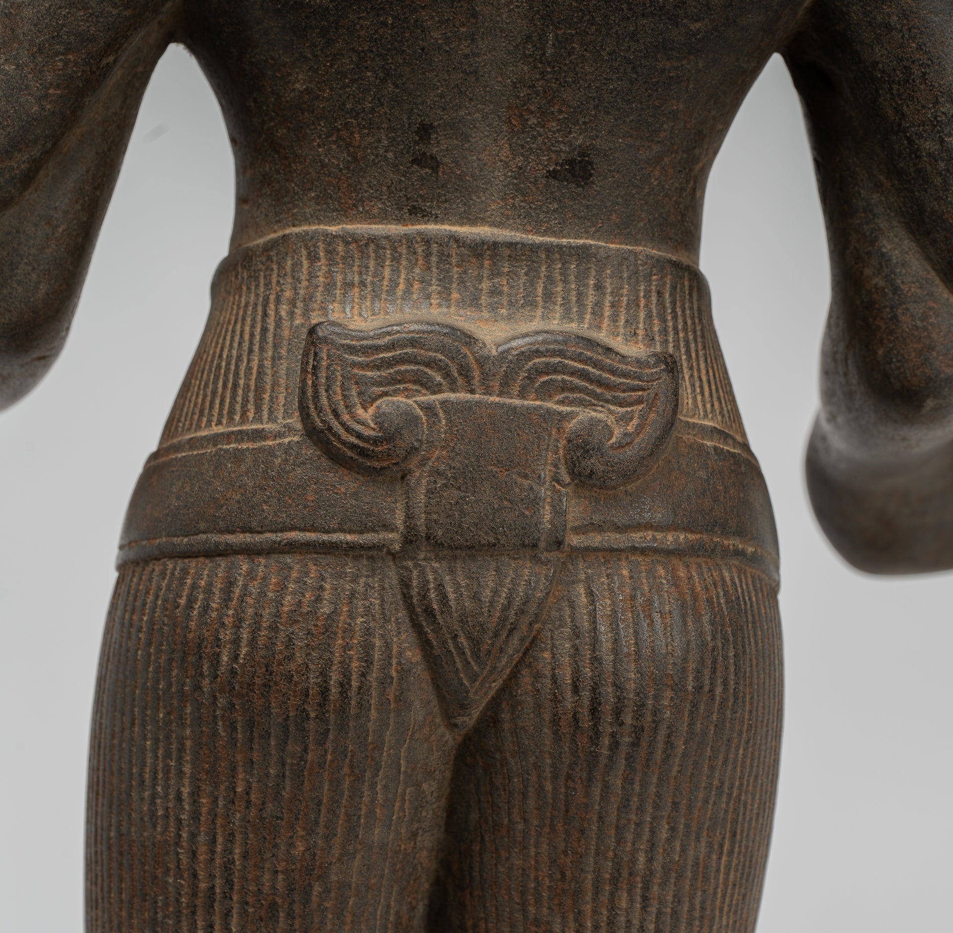 Vishnu - Antique Khmer Style Stone Koh Ker Standing Vishnu Statue - 52cm/21"