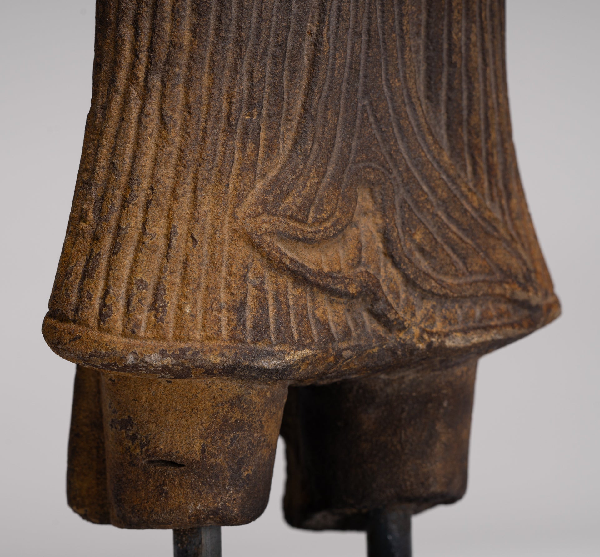 Lakshmi Statue - Antique Baphuon Style Stone Lakshmi / Devi Consort of Vishnu Torso - 57cm/23"