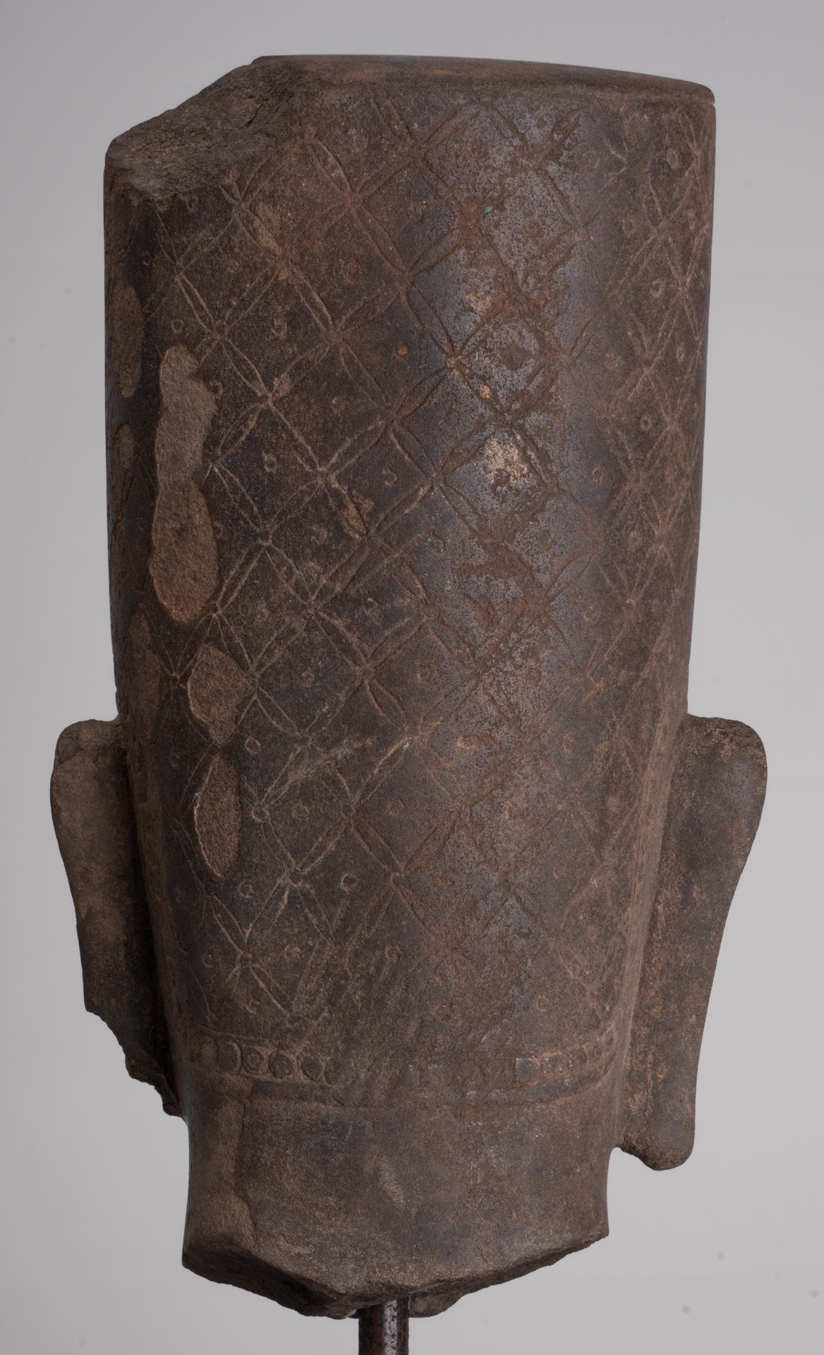 Krishna Statue - Antique Khmer Style Phnom Da Krishna (possibly) Statue - 41cm/16"