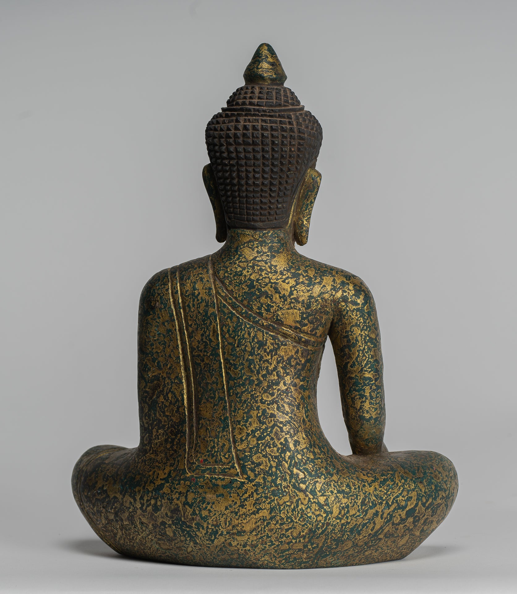 Estatua de Buda - Estatua de Buda de Buda de Madera Asia ASIA ASIA ASIA ASIA - 27 cm/11 "