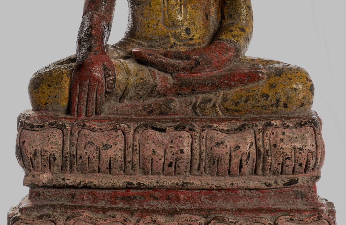 Estatua de Buda - Estatua de Buda de Buda de Madera de Madera ASIA ASIA ASIA - 66cm/26 "