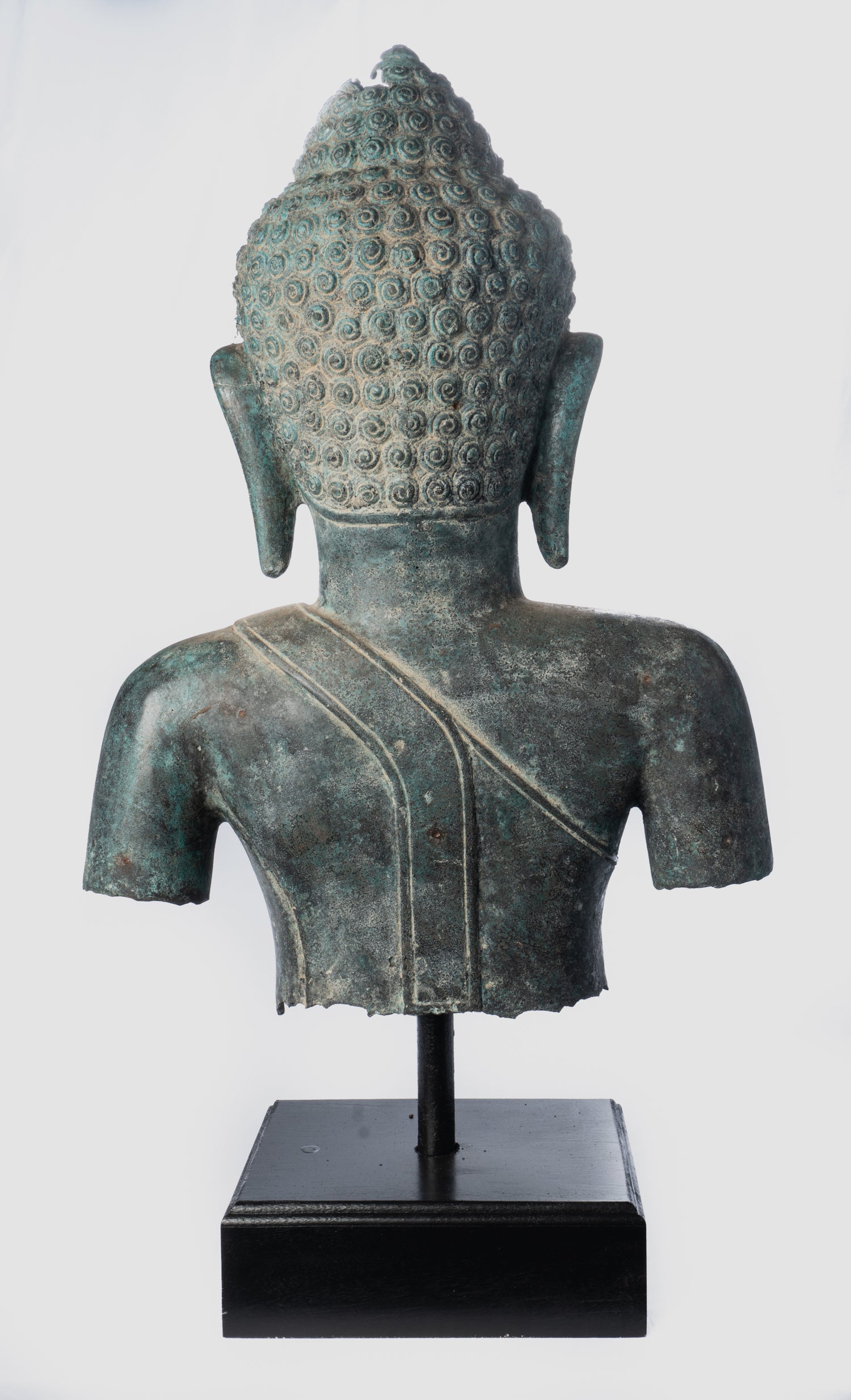 Buddha-Statue – Antik-Thai-Stil, Südostasien, Gautama-Buddha-Torso-Statue – 67 cm/27 Zoll