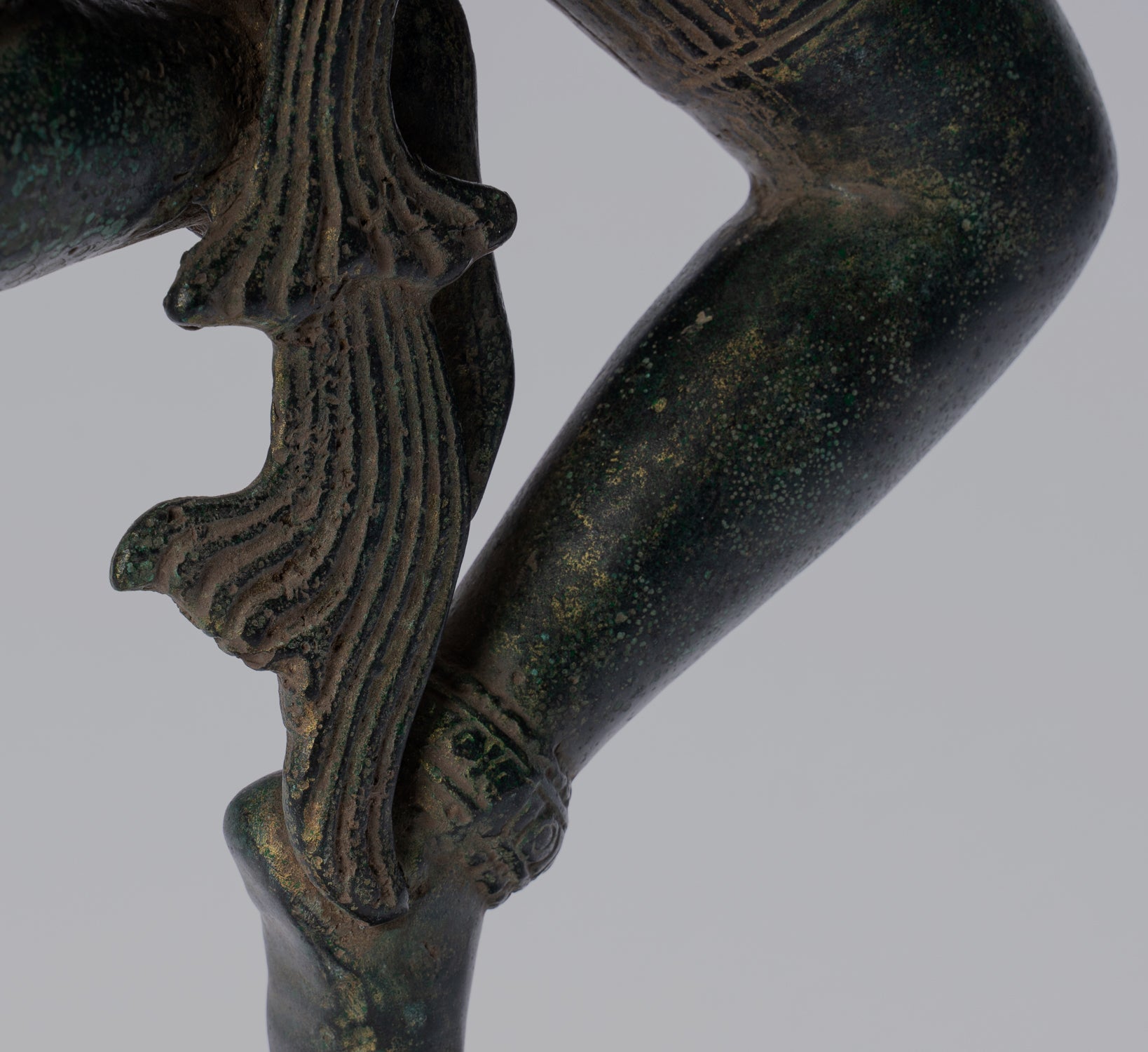 Antike Khmer Style stehend Bronze Angkor Wat Hevajra Statue-59cm/24 " Tall