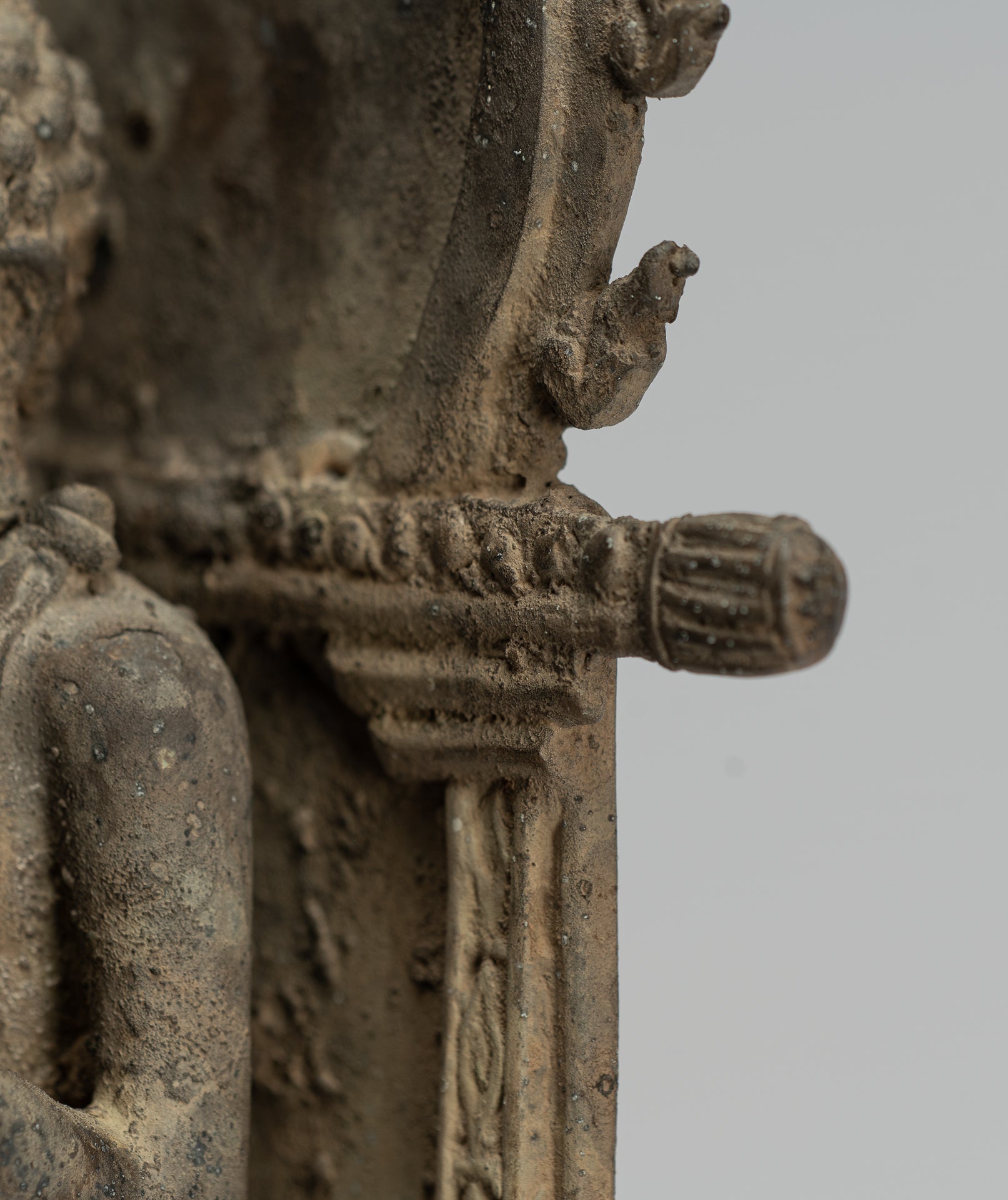 Statua del Buddha - Antique stile indonesiano in piedi bronzo giavanese insegnamento Buddha - 35 cm/14 "