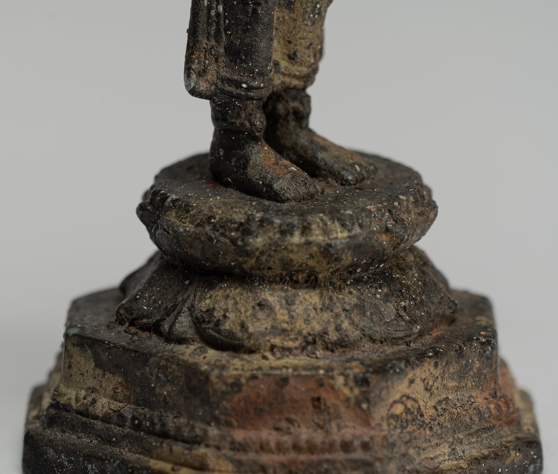 Statua Brahma - Antique stile indonesiano Majapahit in piedi Bronzo Brahma Statua - 23cm/9 "