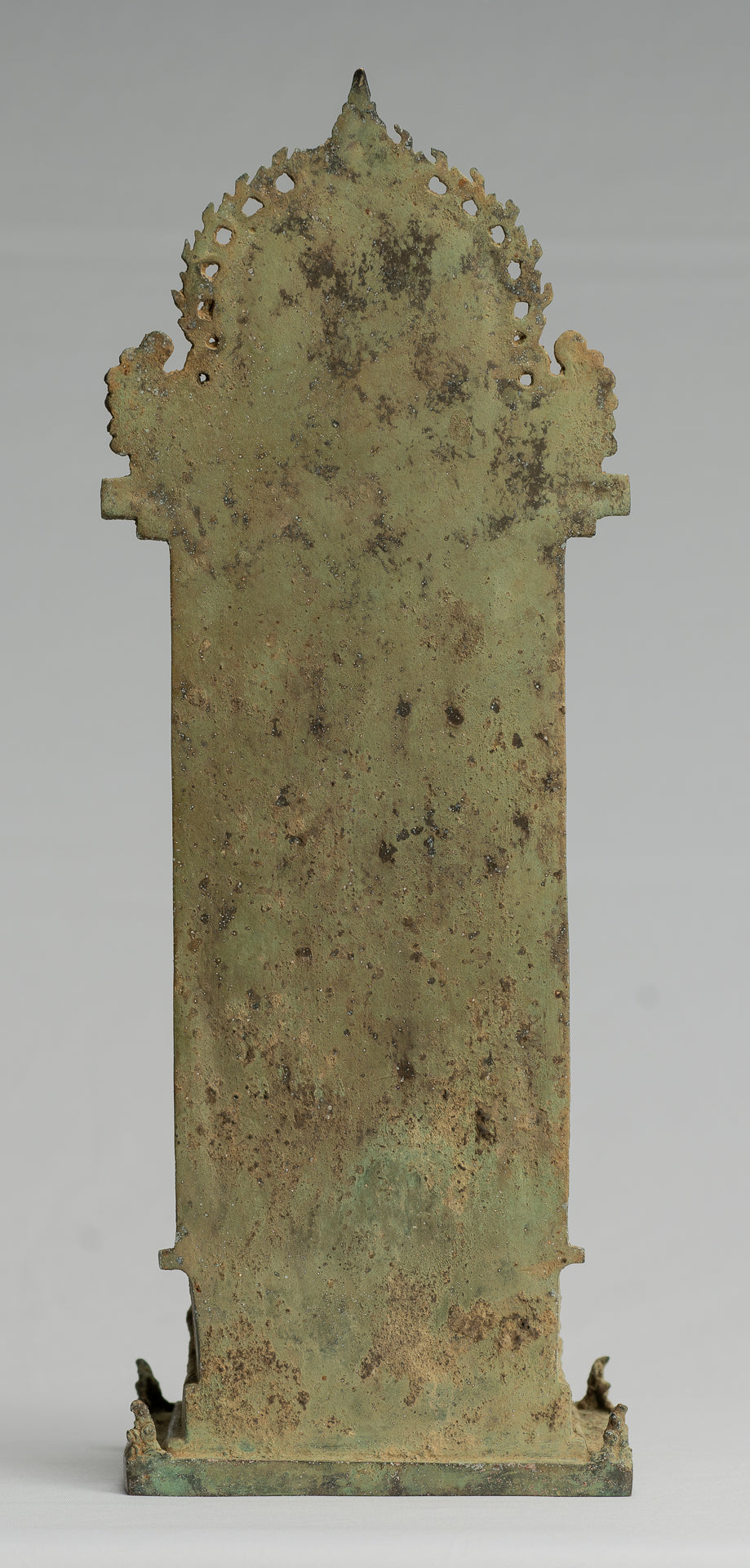 Statua di Buddha - Antique stile indonesiano in piedi bronzo giavanese insegnamento Buddha - 36 cm/14 "