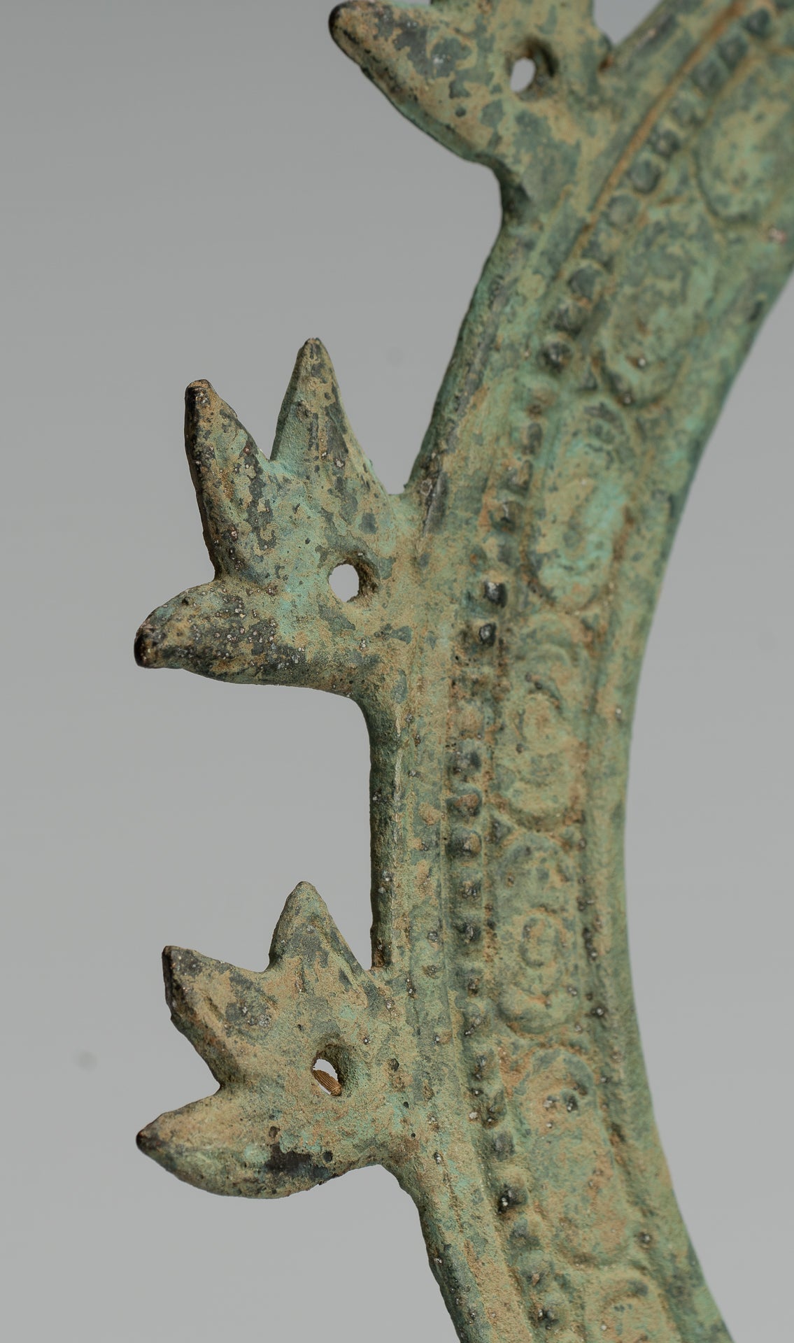 Statue de Bouddha – Bouddha d'enseignement javanais en bronze assis de style indonésien antique – 32 cm/13"