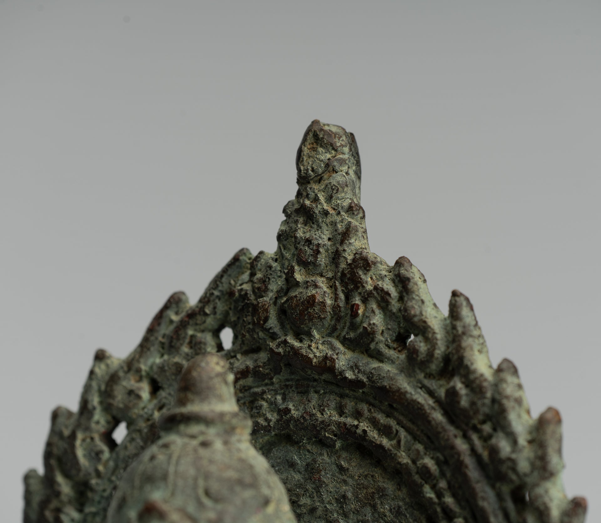 Estatua de Ganesha - Estatua de Ganesha de bronce de estilo javanés antiguo - 25 cm/10 "