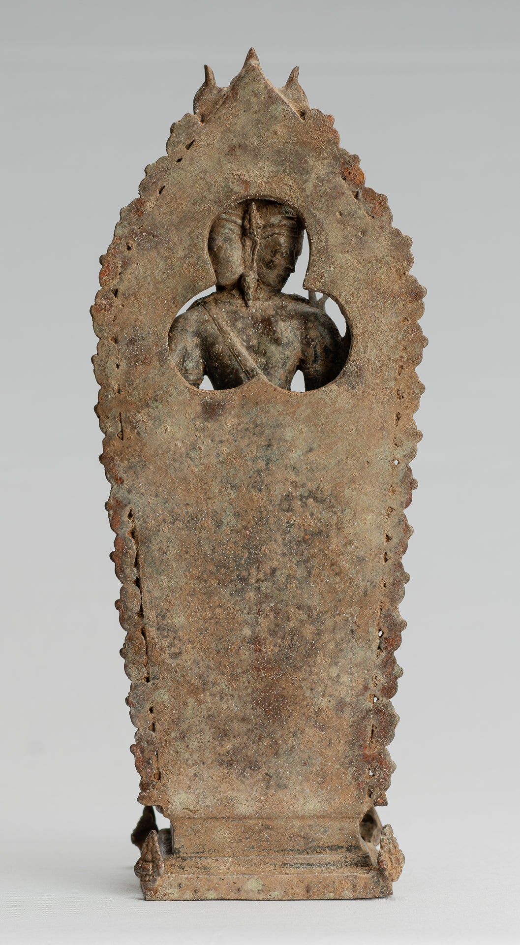 Brahma Statue - Antique Indonesian Style Majapahit Standing Bronze Brahma Statue - 31cm/12"