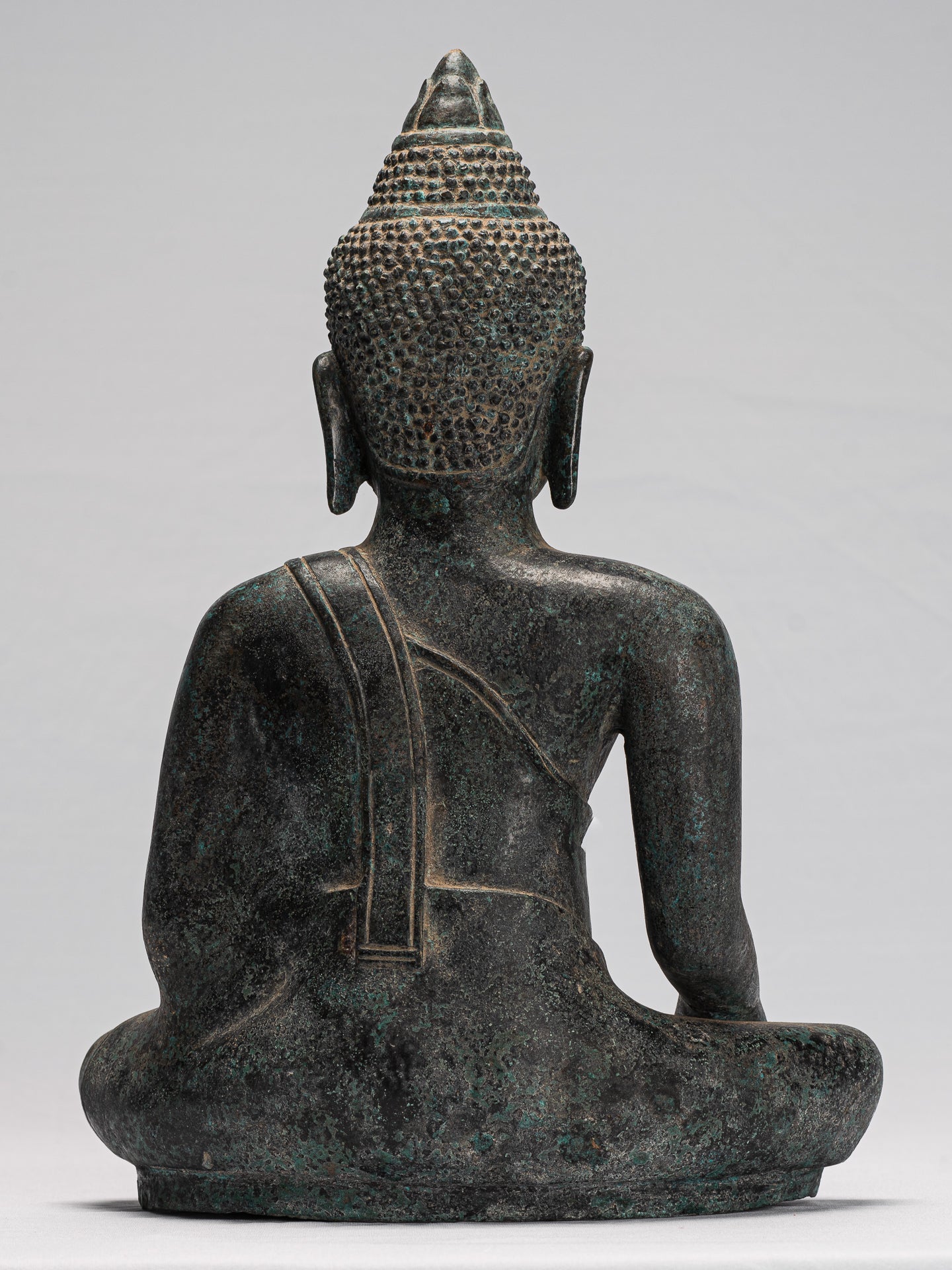 Statue di Buddha - Antique Khmer Style Bronze Enlightenment Angkor Wat Buddha Statua - 40 cm/16 "