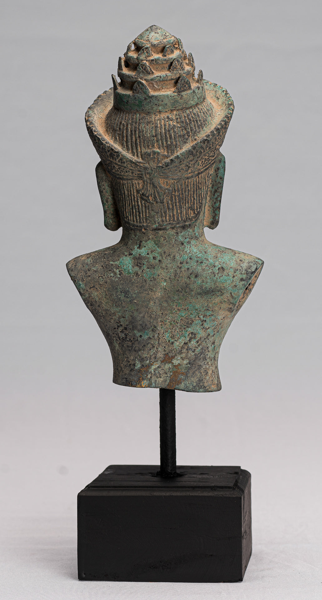 Lakshmi-Statue – antiker Khmer-Stil Lakshmi/Devi-Gemahlin von Vishnu Torso – 31 cm/12 Zoll