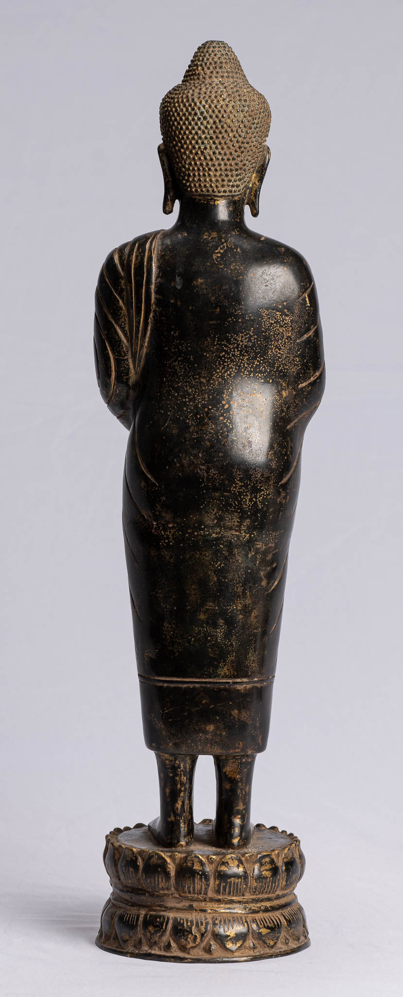 Estatua de Buda - Estatua de Buda Buddha de estilo de bronce de estilo tailandés antiguo - 49 cm/20 "