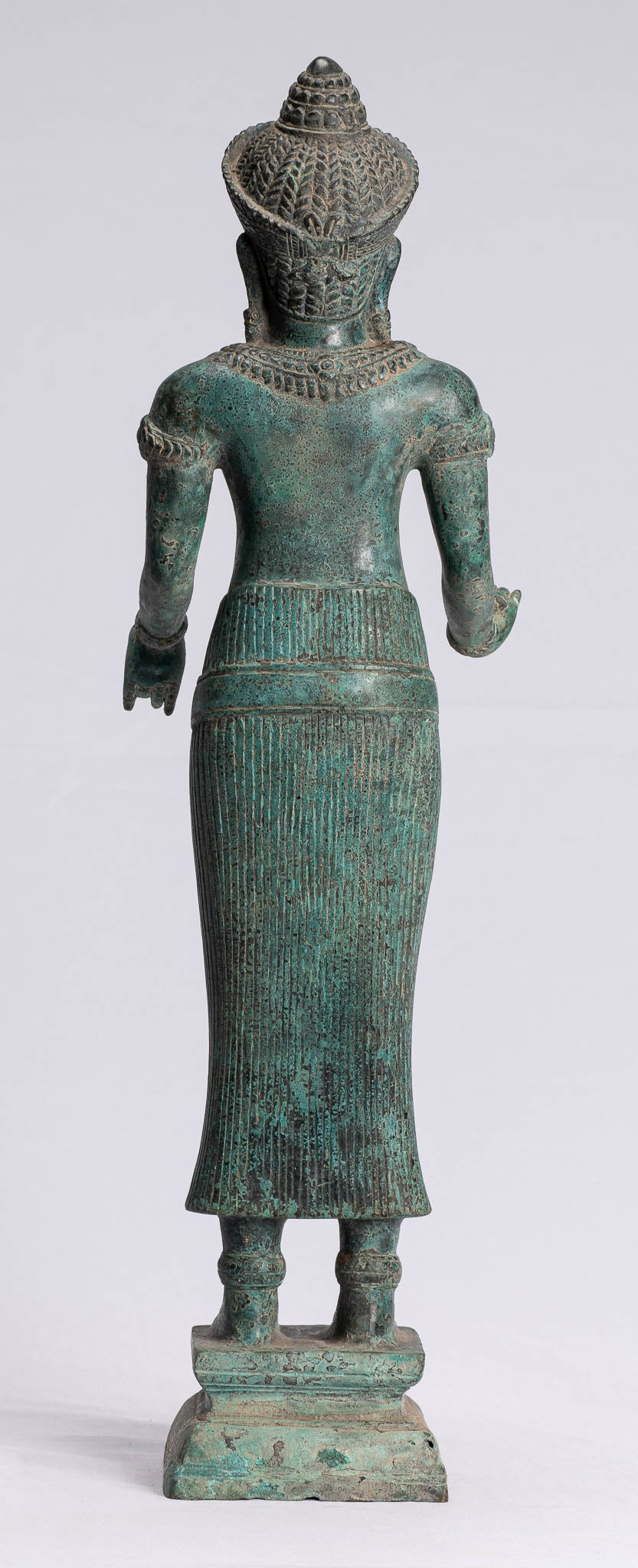 Lakshmi Statue - Antique Khmer Style Angkor Wat Lakshmi Statue / Devi Consort of Vishnu - 56cm/22"