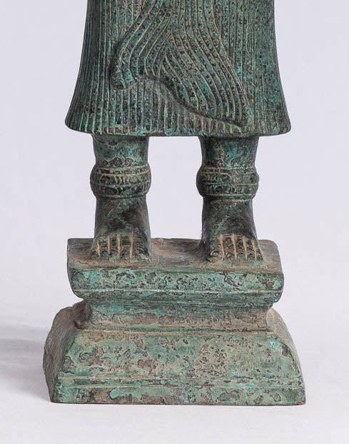 Lakshmi Statue - Antique Khmer Style Angkor Wat Lakshmi Statue / Devi Consort of Vishnu - 56cm/22"