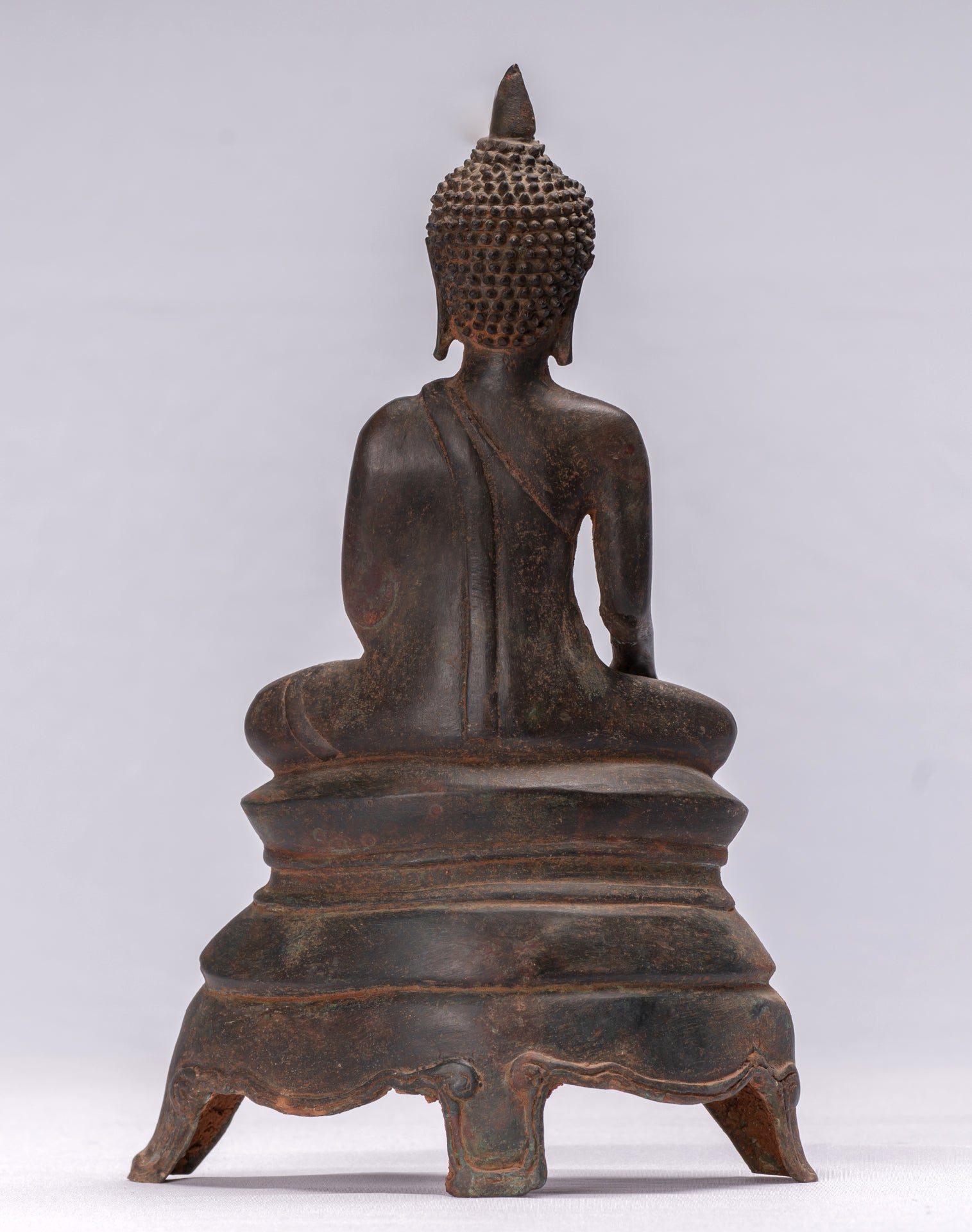 Statue di Buddha - Antique Ayutthaya Style Sehoted Enlightenment Buddha Statue - 29 cm/12 "