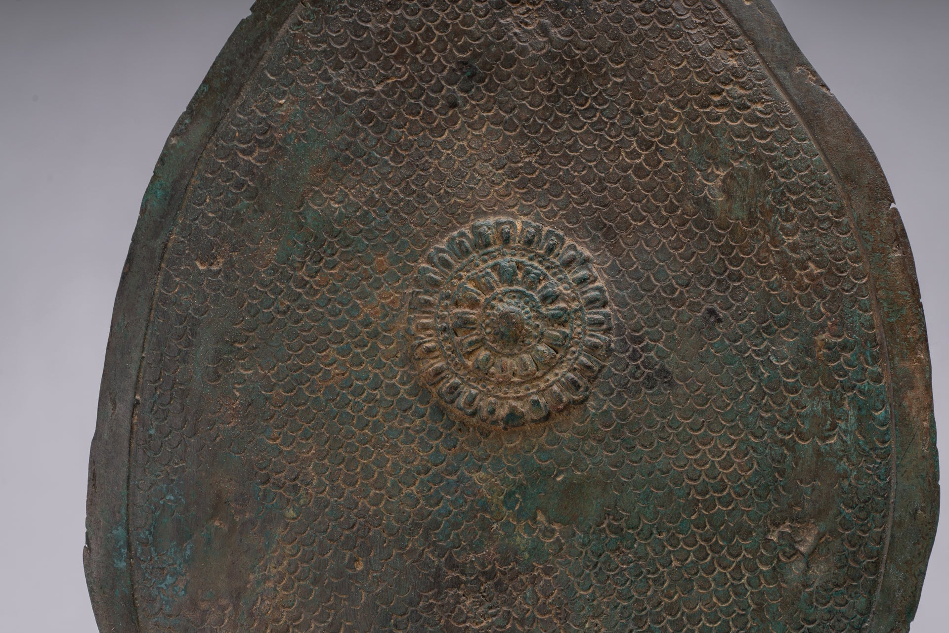 Statue de Bouddha-Antique Thaï Style Bronze Seated Meditation Naga Bouddha Statue-66cm/26 "