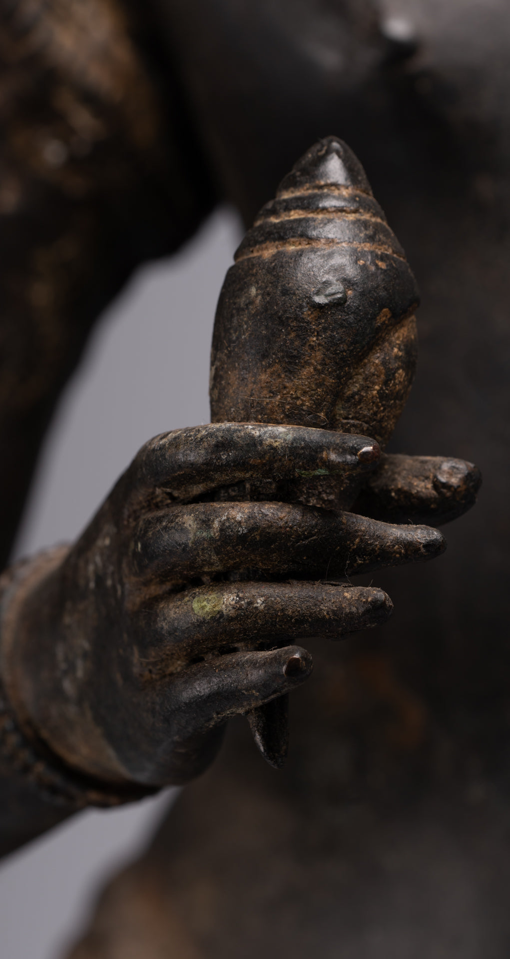 Estatua de Brahma - Estilo antiguo Khmer Koh Ker de pie Bronce Brahma - Creación de Dios Hindú - 97cm/39 "