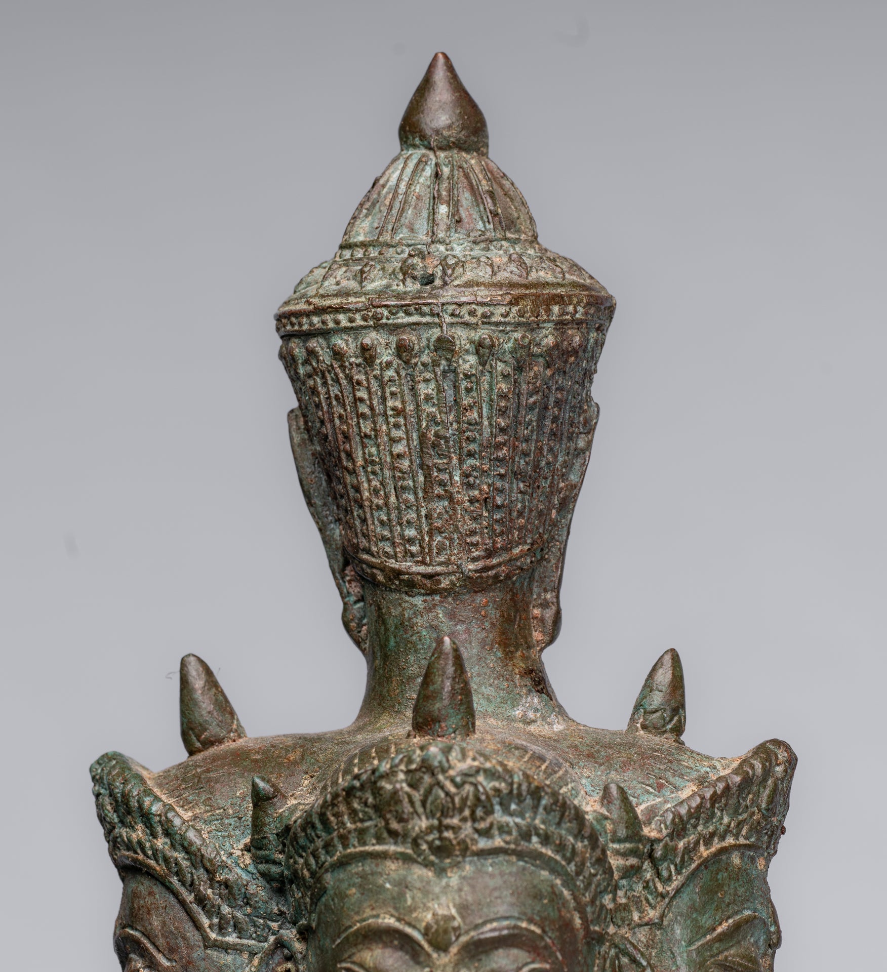 Trimurti Statue-Antique Thai Style Trimurti Shiva Brahma Vishnu Statue-84cm/34 "