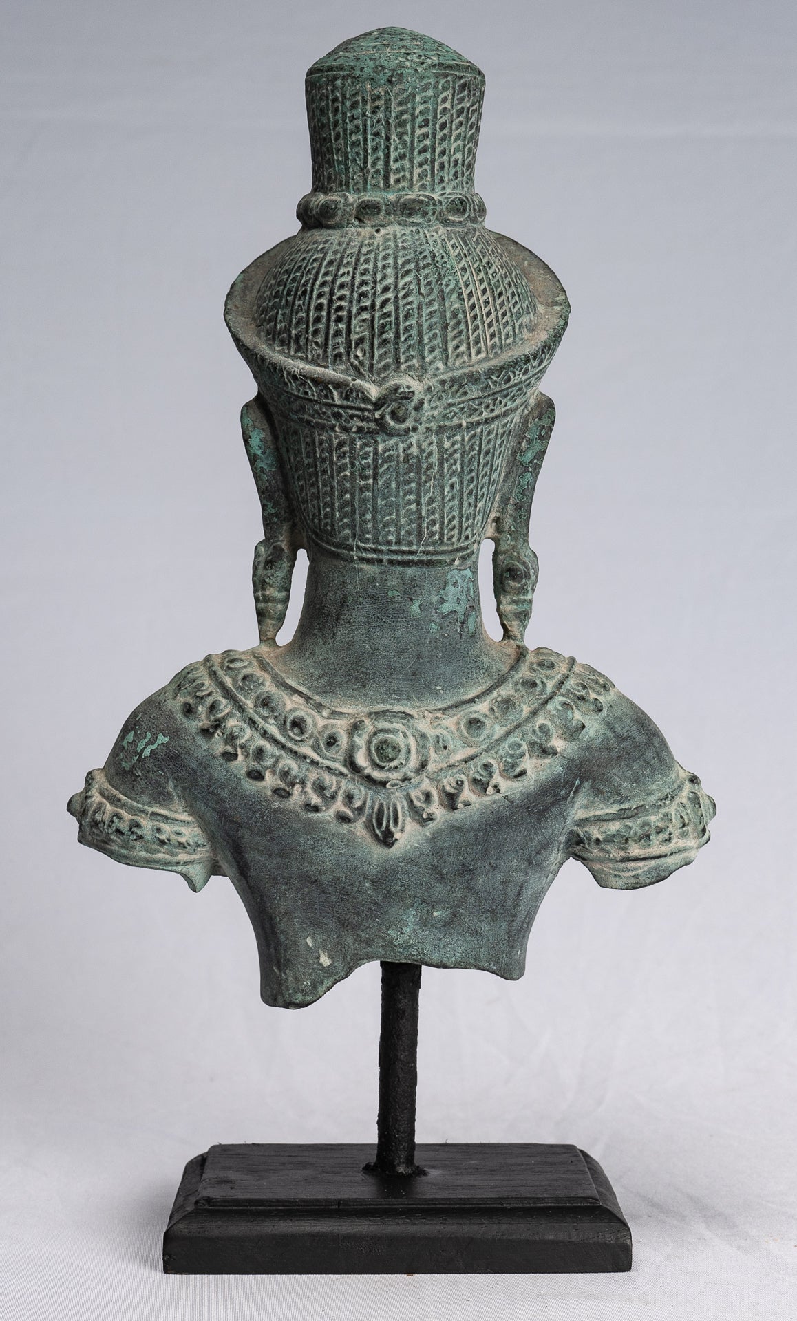 Estatua de Shiva - Estatua de Torso shiva montado en bronce de estilo khmer