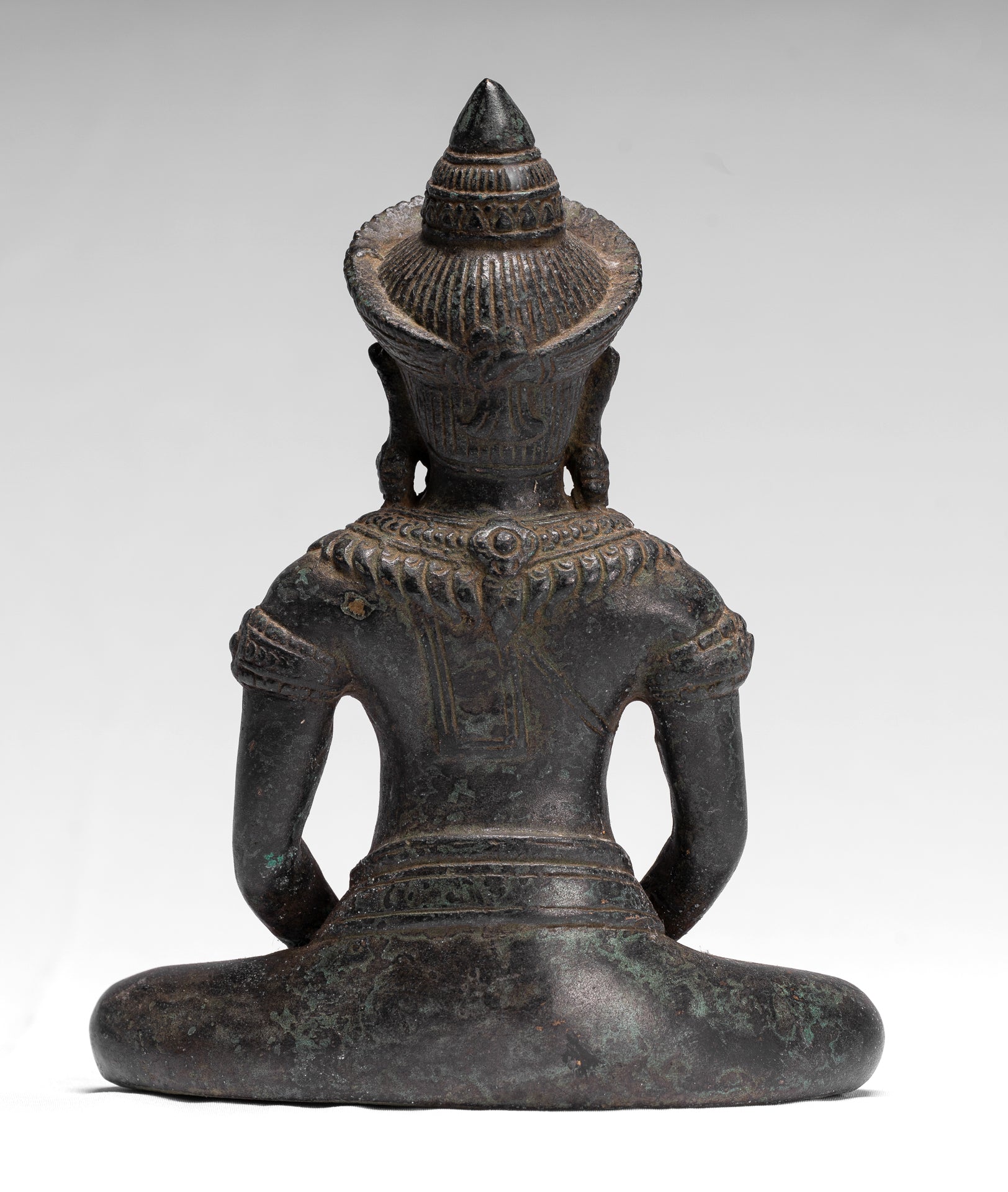 Statue de Bouddha – Statue de Bouddha Baphuon de méditation de style khmer antique – 19 cm.
