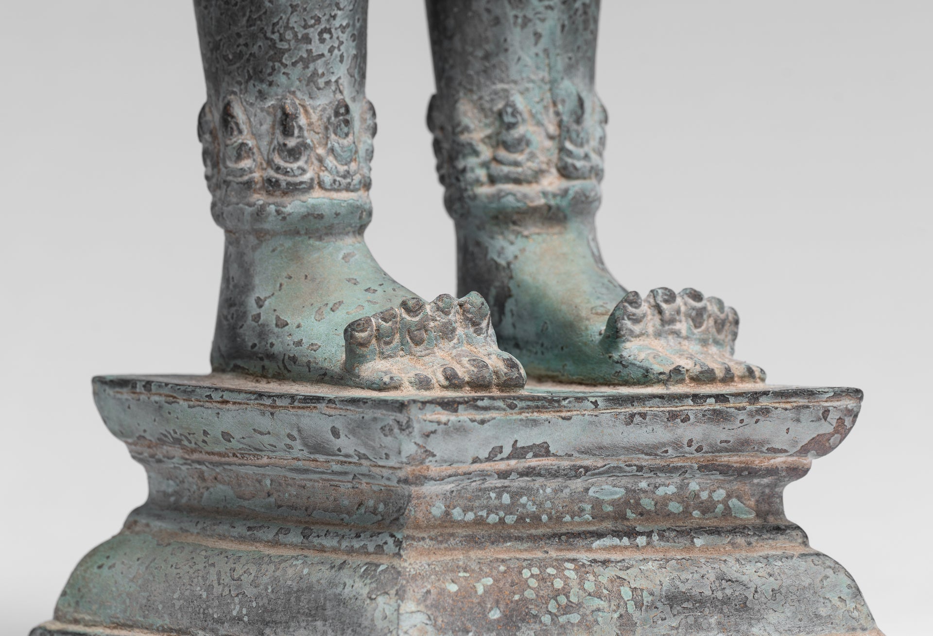 Statue antique khmer Style bronze Bay station lokeshvara - 53 CM / 21 pouces