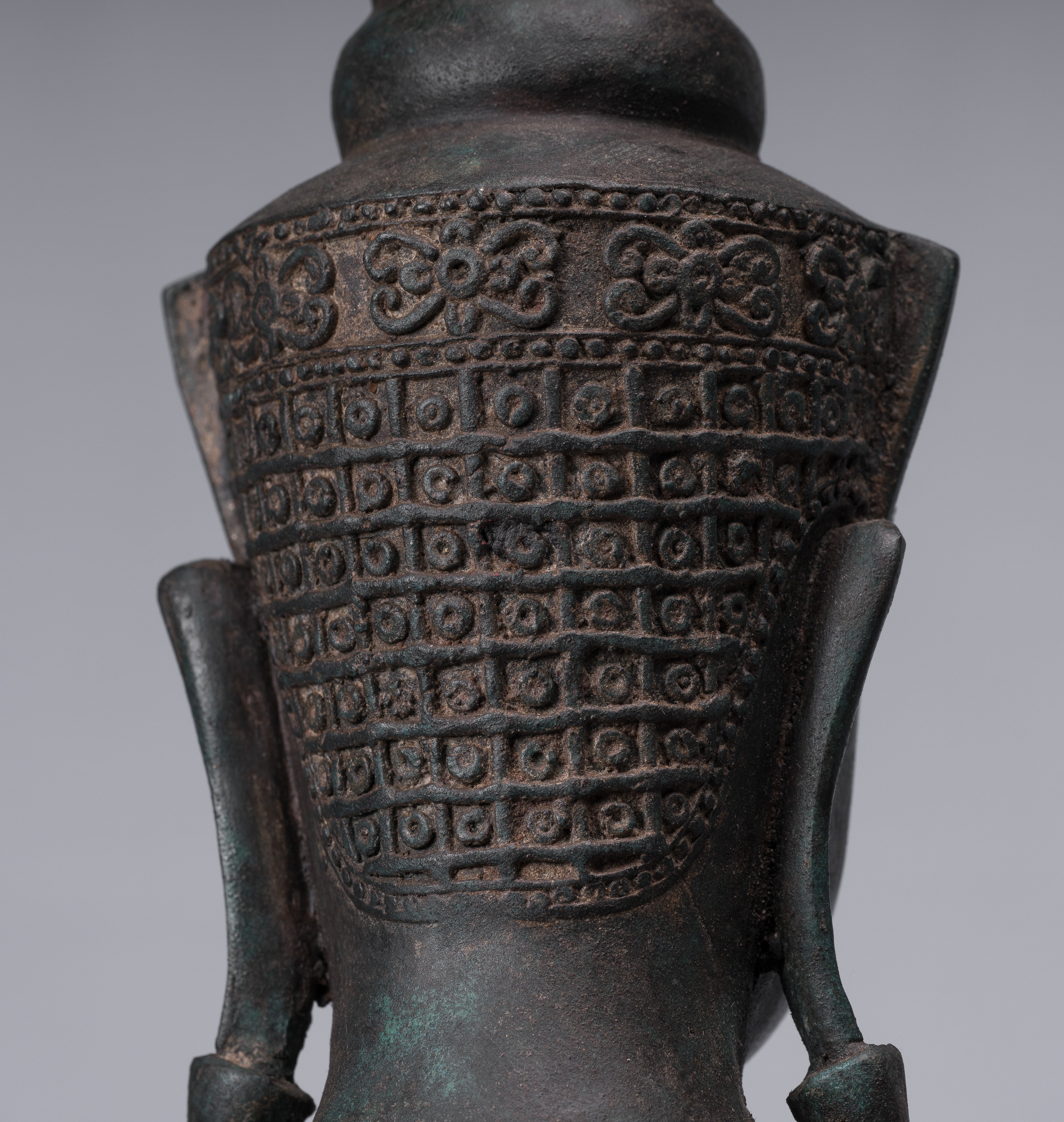 Estatua de Buda - Estatua de estilo tailandés antiguo Ayutthaya Estatua de Buda de la Ilustración Sentada - 66 cm/26 "