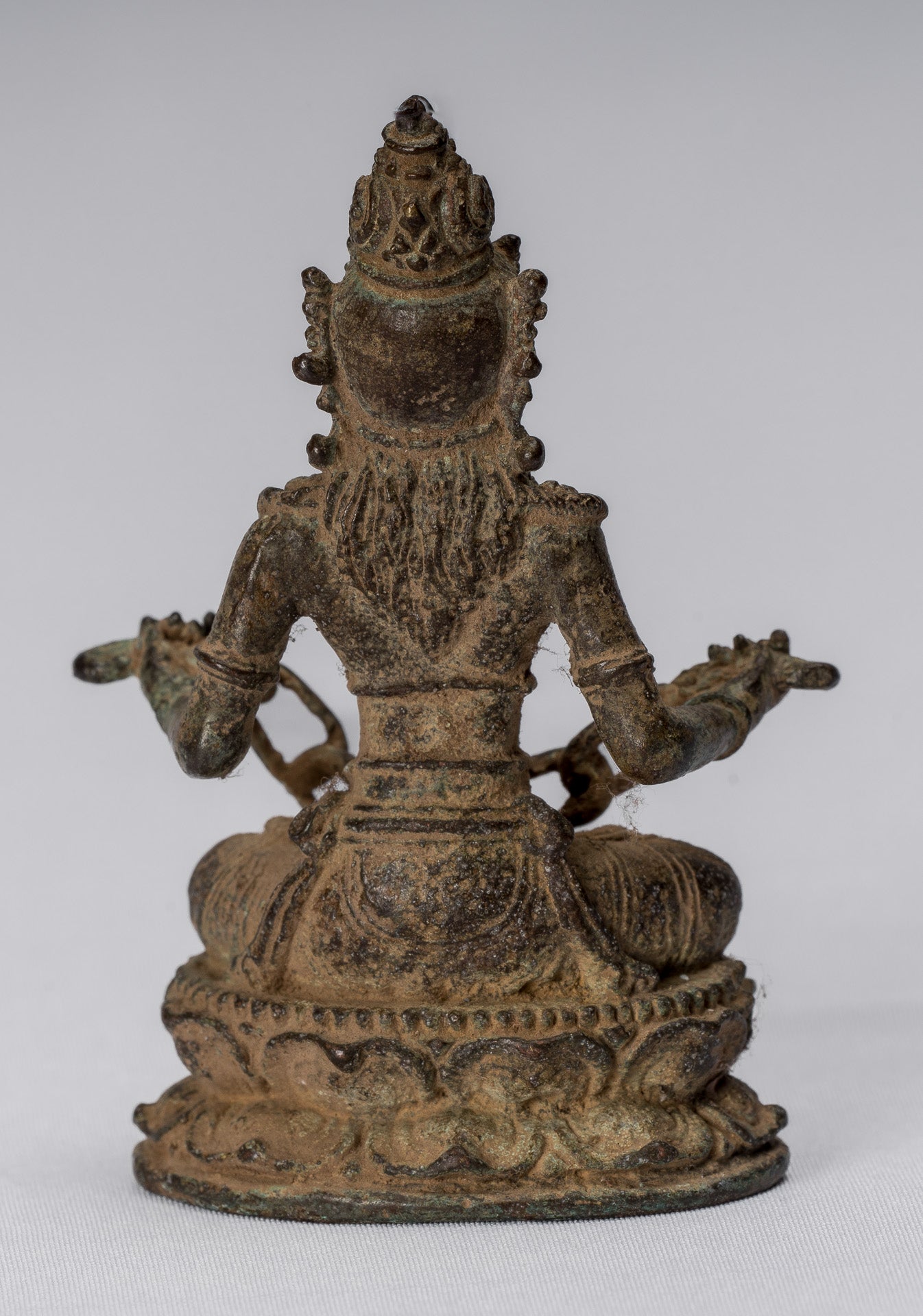 Statue de Tara-Antique Java Style indonésien Bronze Devi Tara Statue-8cm/3 "