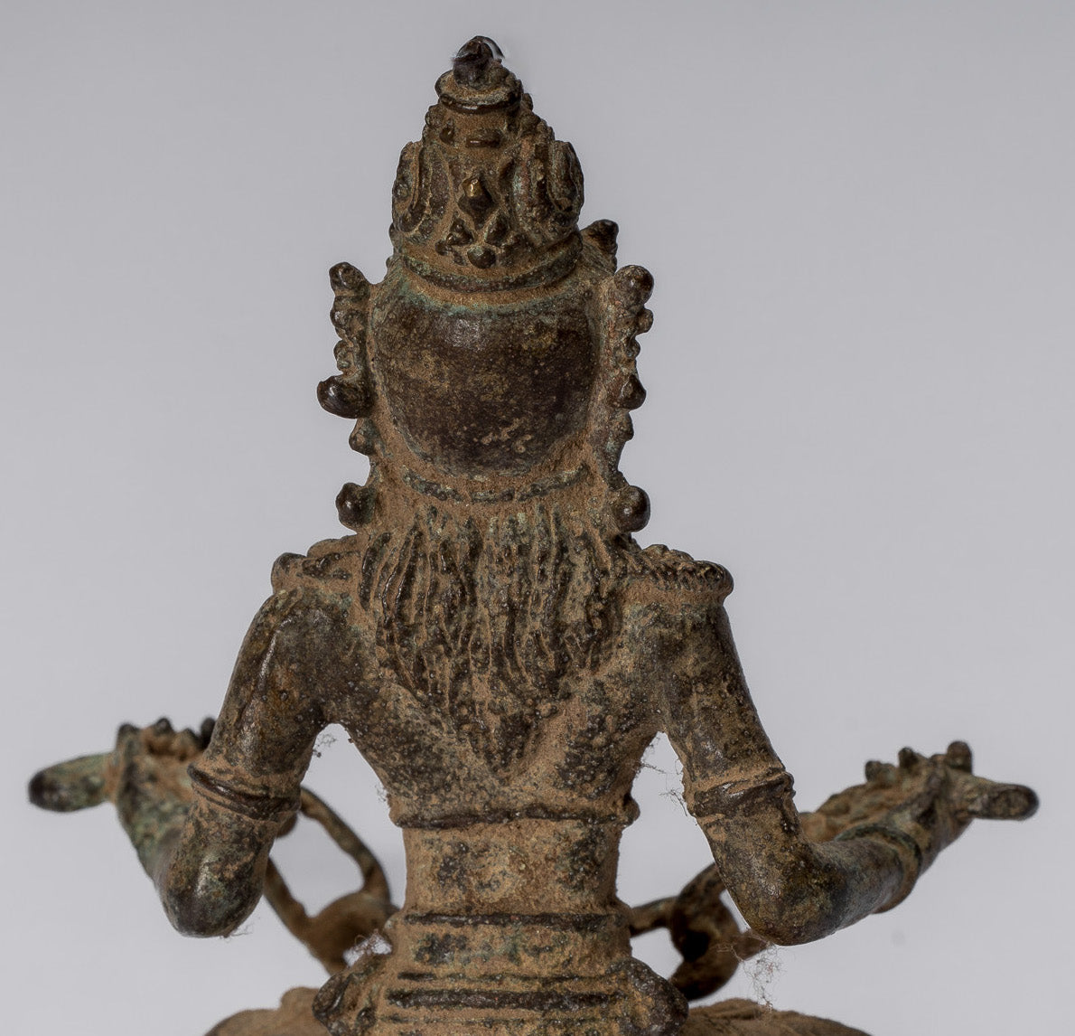 Statue de Tara-Antique Java Style indonésien Bronze Devi Tara Statue-8cm/3 "