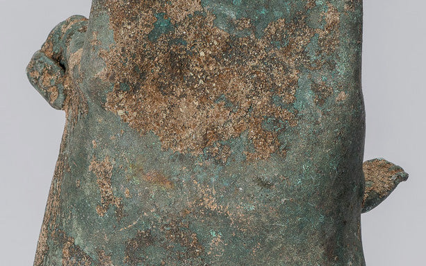 Statue de Bouddha – Bouddha d'enseignement javanais en bronze de style indonésien antique – 30 cm/12"