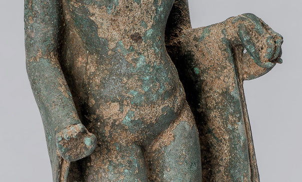 Statue de Bouddha – Bouddha d'enseignement javanais en bronze de style indonésien antique – 30 cm/12"