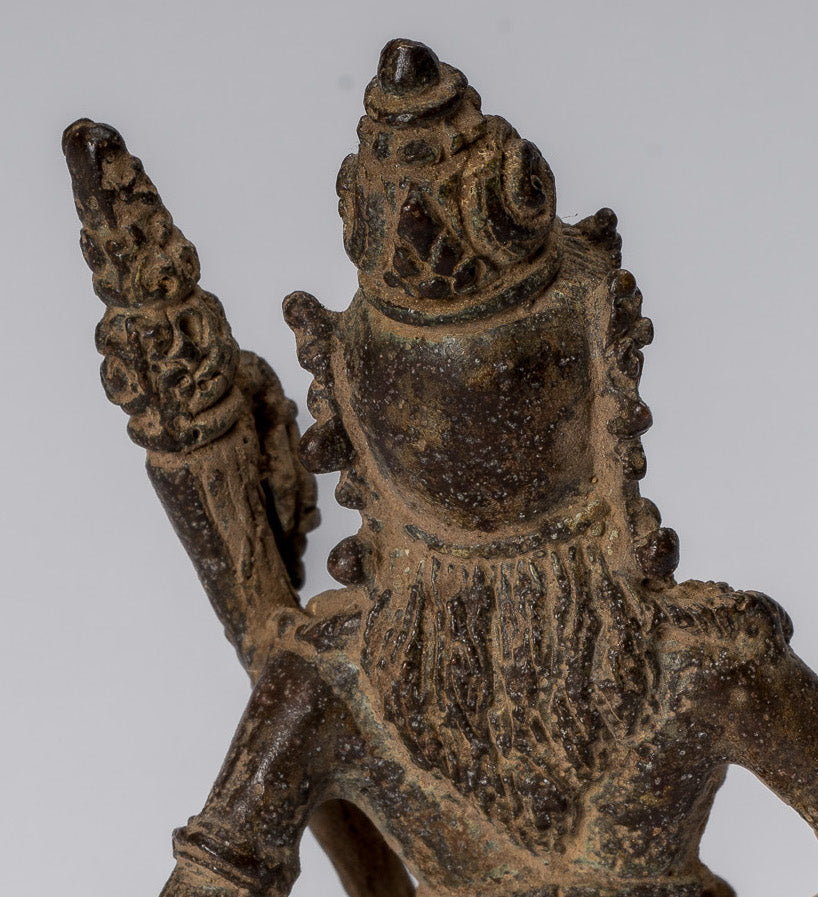 Statue de Tara-Antique Java Style indonésien Bronze Devi Tara Statue-8cm/3 "