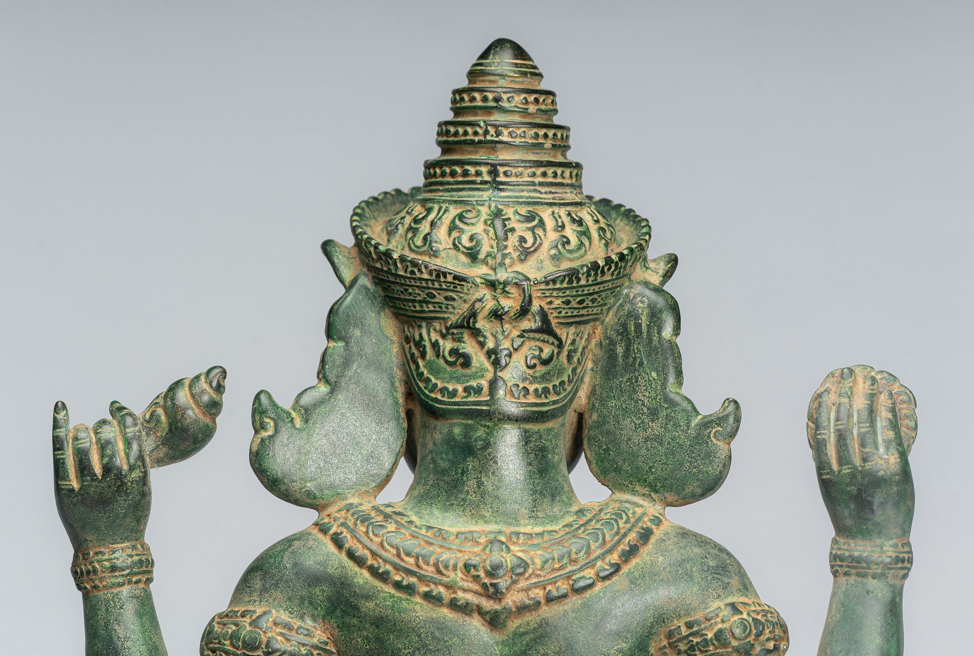 Statue Kalkin – Antique style khmer debout en bronze Hayagriva Kalkin Cheval de Vishnu – 56 cm/22"