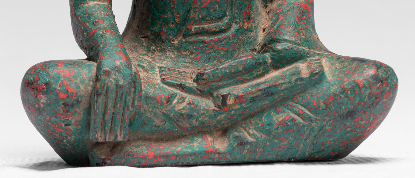 Estatua de Buda - Estatua de Buda de la Madera de Madera Asia ASIA ASIA ASIA ASIA - 21cm/8 "