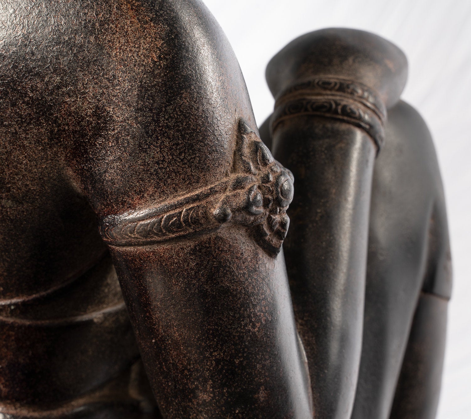 Yeay Mao-Statue – antike Bronze-Statue im Khmer-Stil – Yeay Mao oder Oma Mao-Statue – 84 cm.