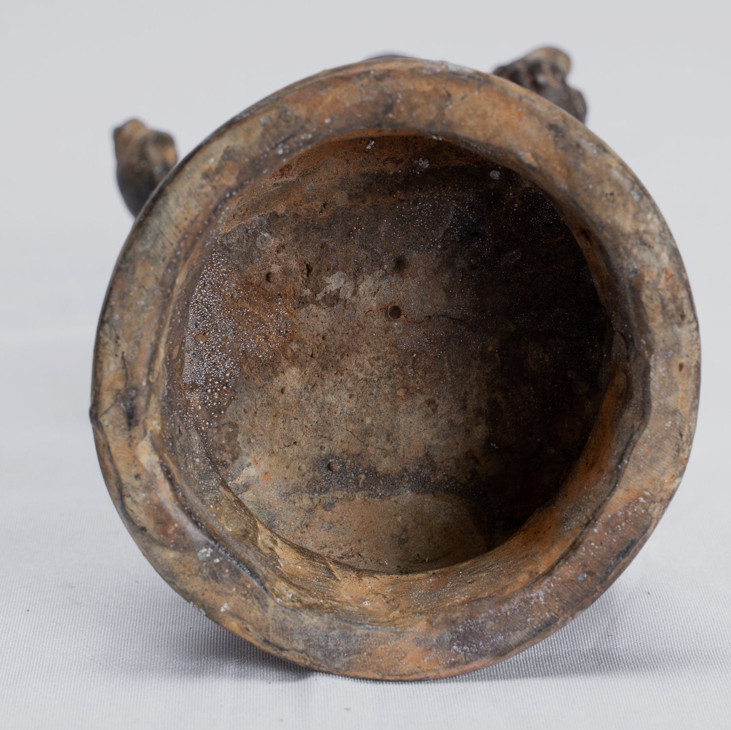 Statua Ganesha - Antique Statue Ganesha indonesiana di bronzo giavanese - 17 cm/7 "